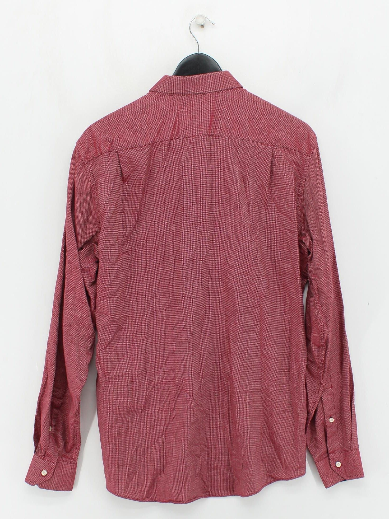 Ben Sherman Men's Shirt M Red Checkered 100% Cotton Basic - Image 2