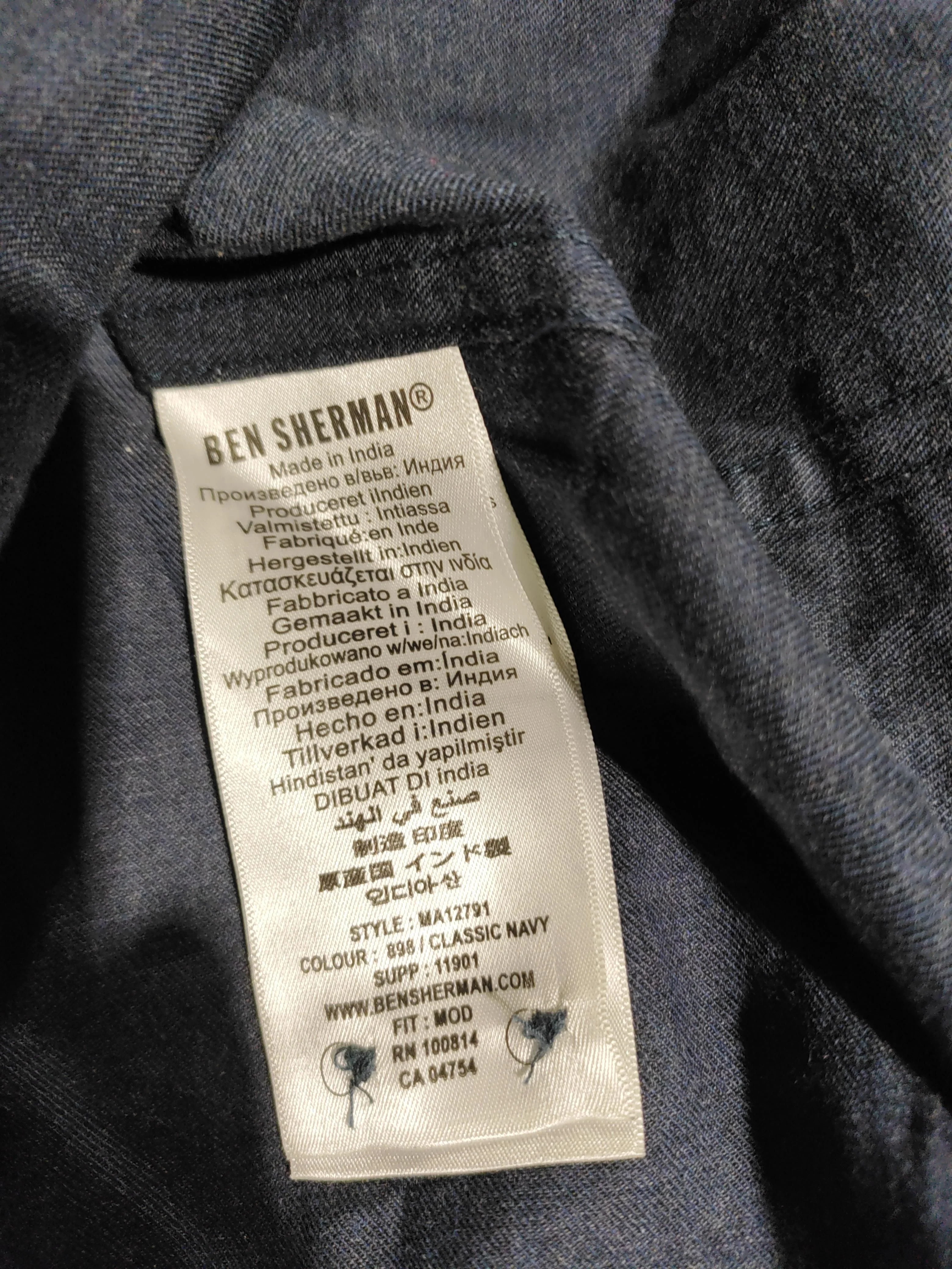 Ben Sherman Men's Shirt XL Blue 100% Cotton Basic - Image 6