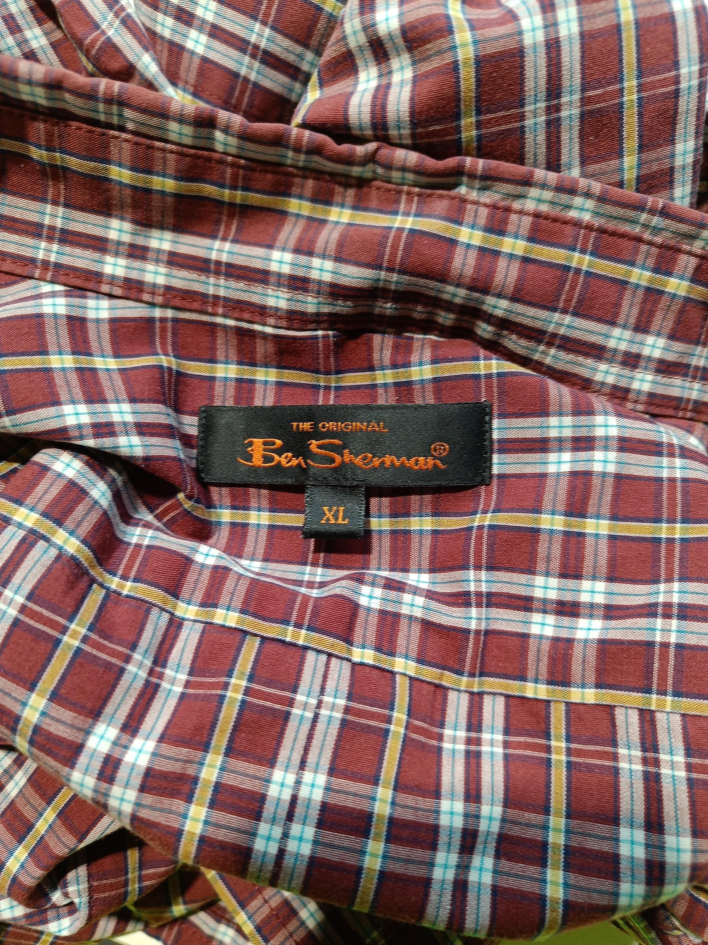 Ben Sherman Men's Shirt XL Red Checkered Cotton with Polyester Basic - Image 5