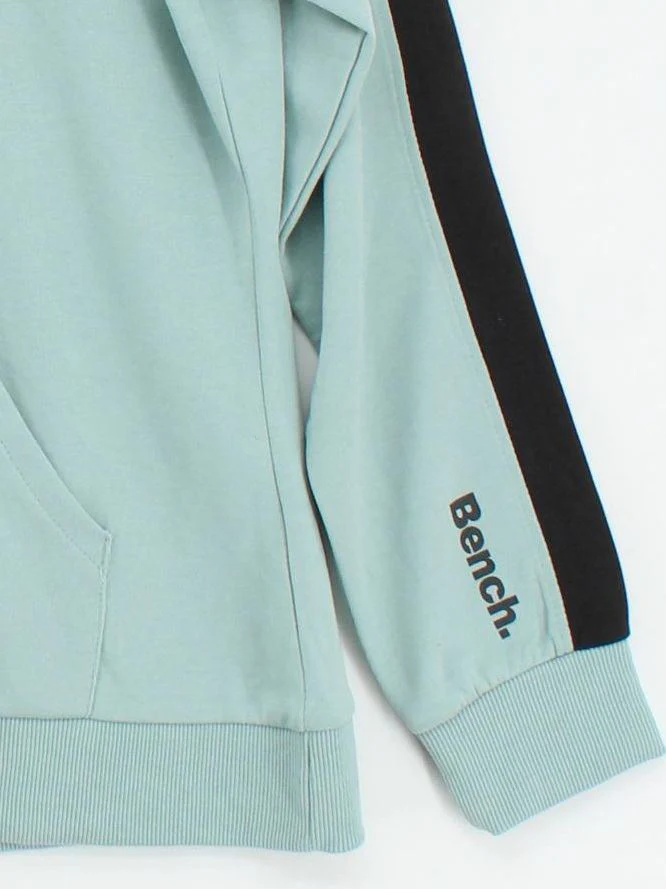 Bench Men's Hoodie M Blue Cotton with Polyester Pullover - Image 4