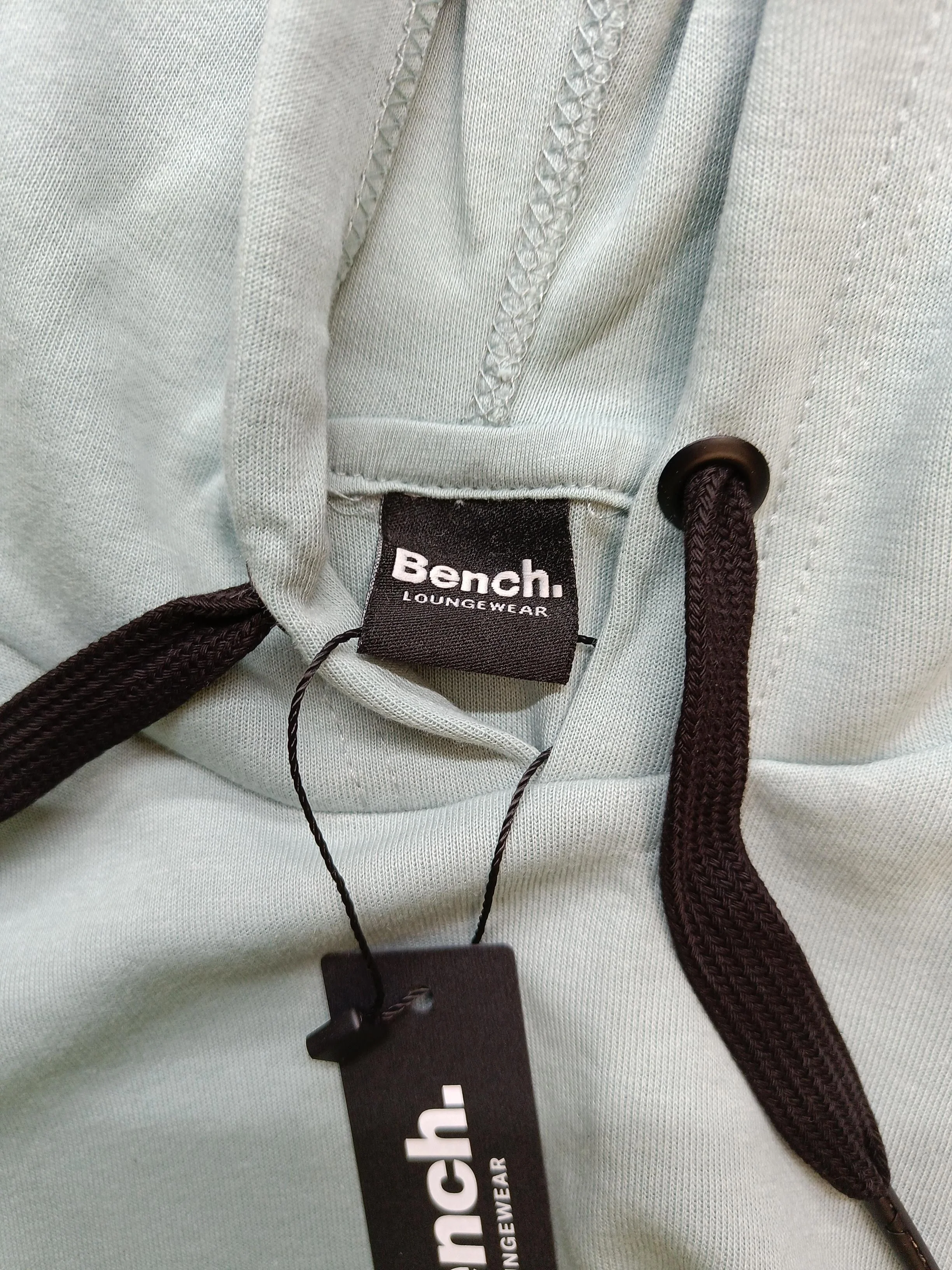 Bench Men's Hoodie M Blue Cotton with Polyester Pullover - Image 5