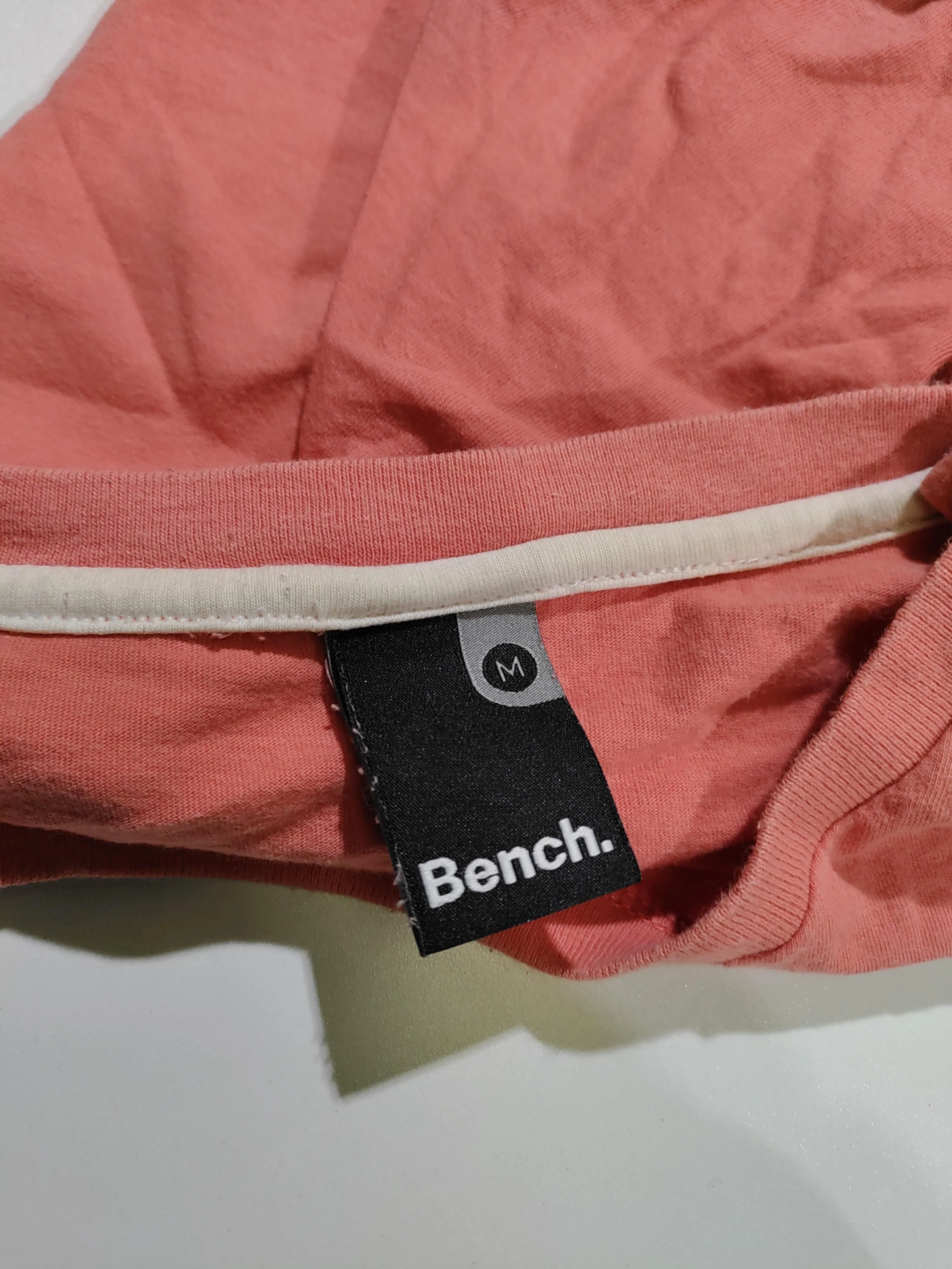 Bench Men's T-Shirt M Pink 100% Cotton Basic - Image 6