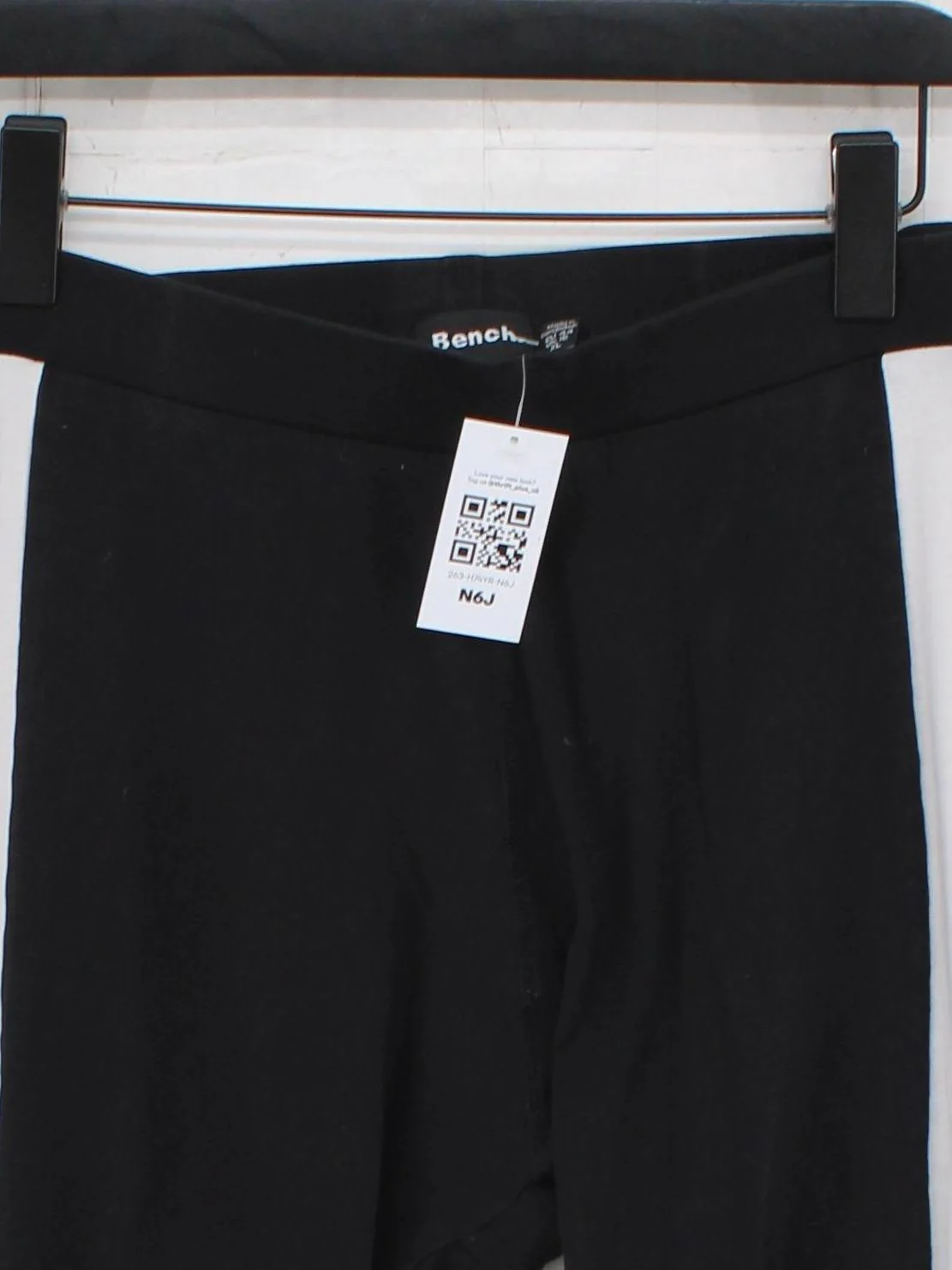 Bench Women's Leggings XL Black Cotton with Elastane Full length - Image 3