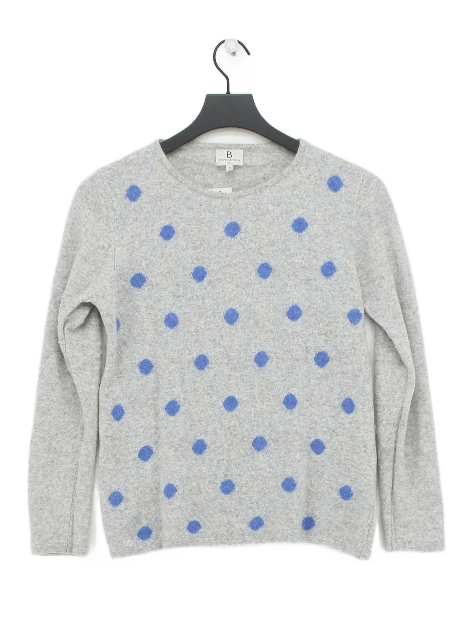 Benedetta B. Women's Jumper M Grey Wool with Viscose, Nylon, Cashmere Pullover