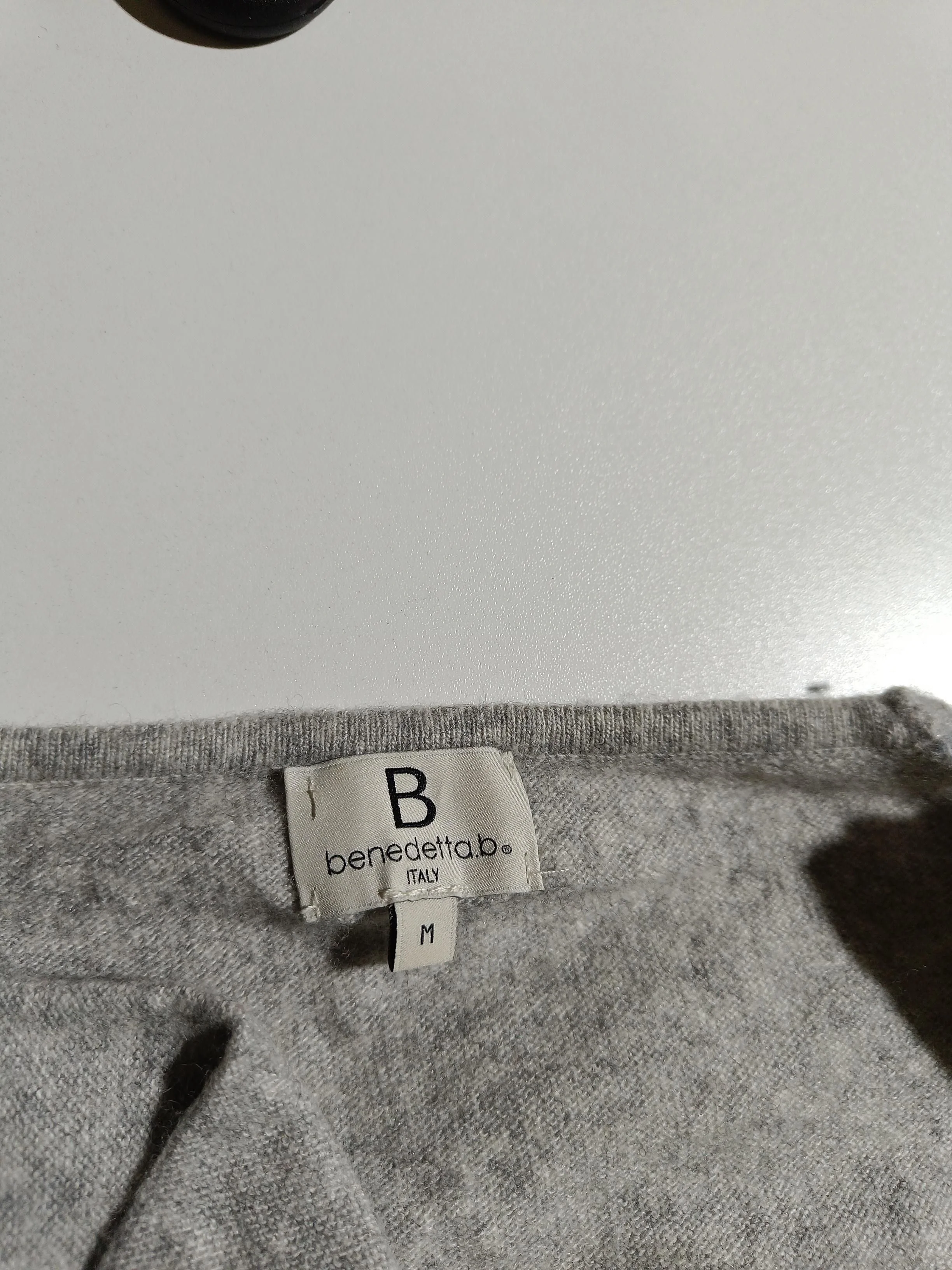 Benedetta B. Women's Jumper M Grey Wool with Viscose, Nylon, Cashmere Pullover - Image 6