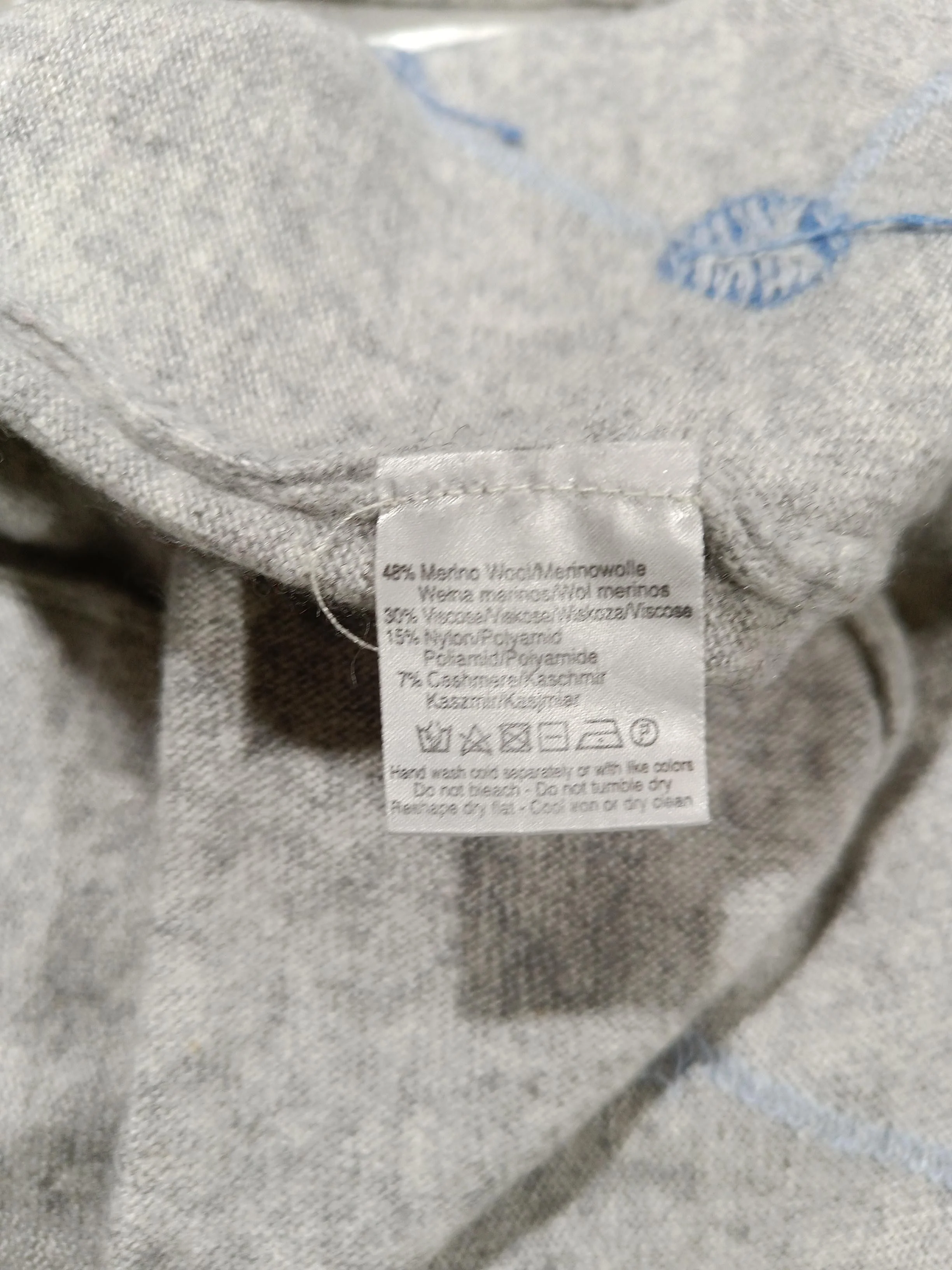 Benedetta B. Women's Jumper M Grey Wool with Viscose, Nylon, Cashmere Pullover - Image 7