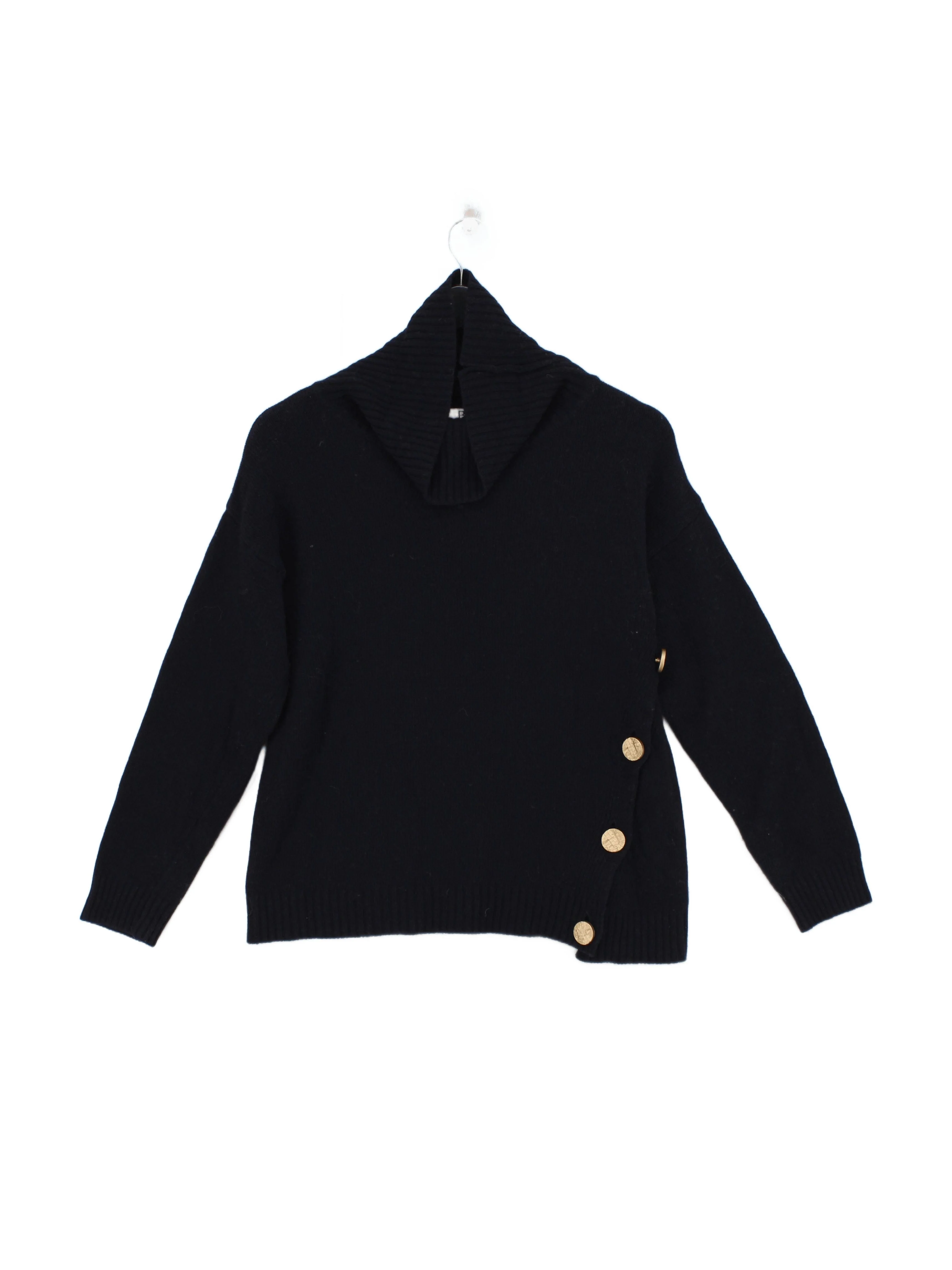 Benedetta B. Women's Jumper S Blue Wool with Viscose, Nylon, Cashmere Pullover