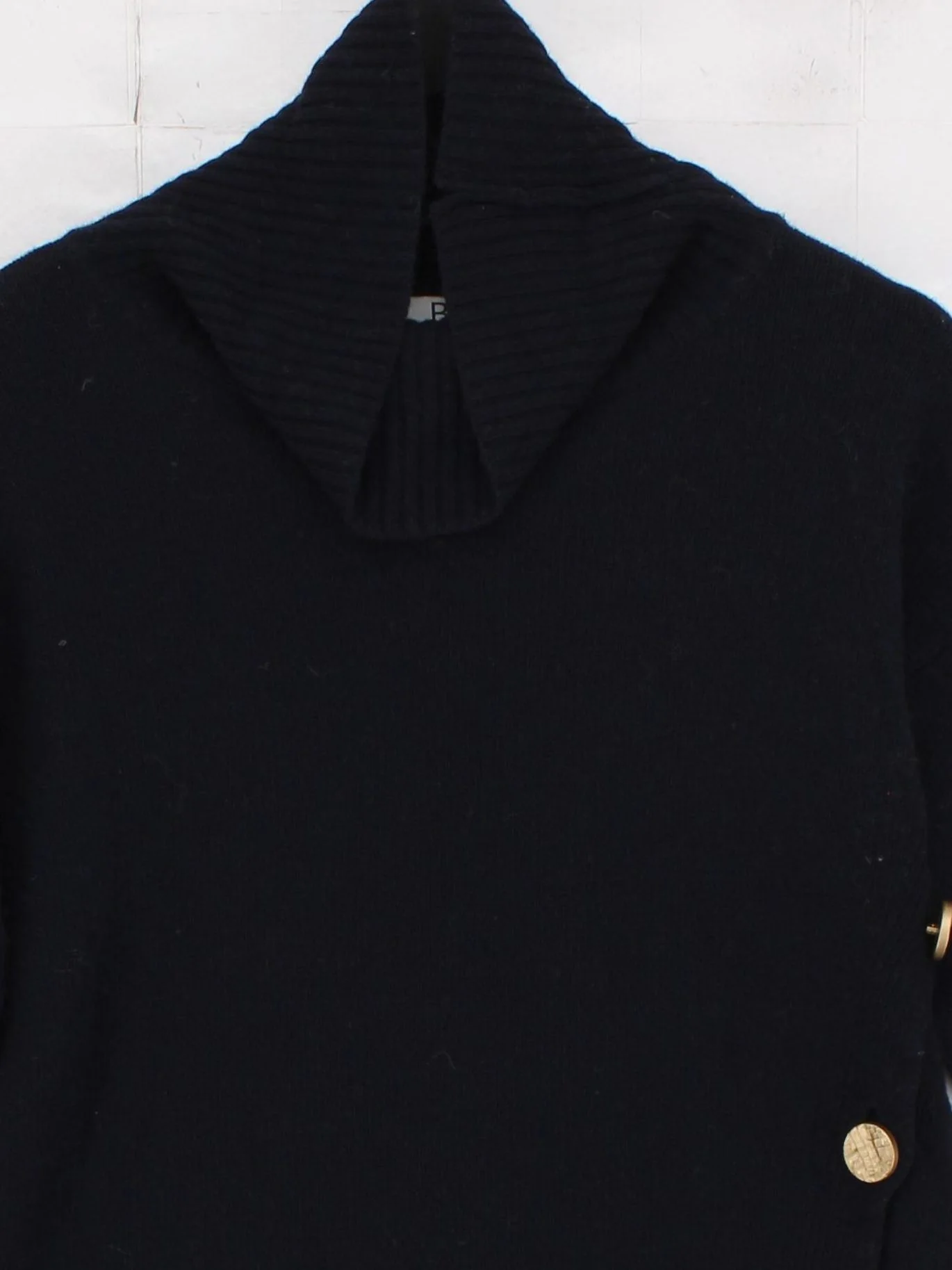Benedetta B. Women's Jumper S Blue Wool with Viscose, Nylon, Cashmere Pullover - Image 3