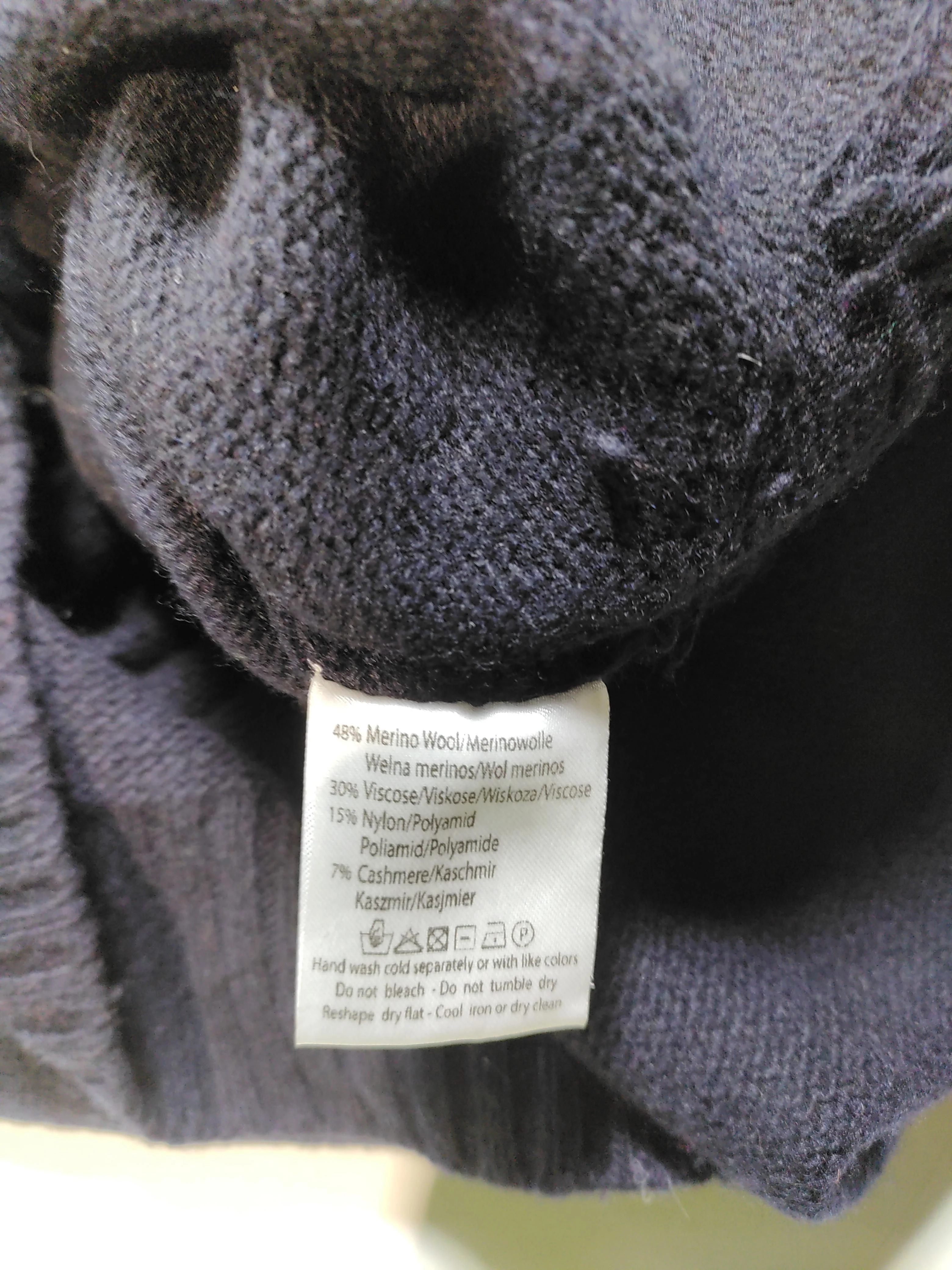 Benedetta B. Women's Jumper S Blue Wool with Viscose, Nylon, Cashmere Pullover - Image 7