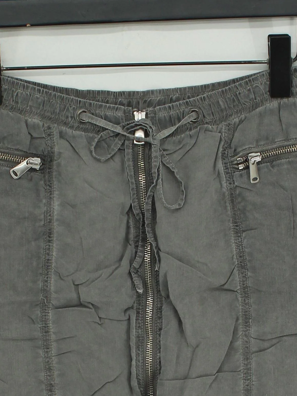Benetton Women's Mini Skirt M Grey 100% Lyocell Modal Short Mini - Image 3