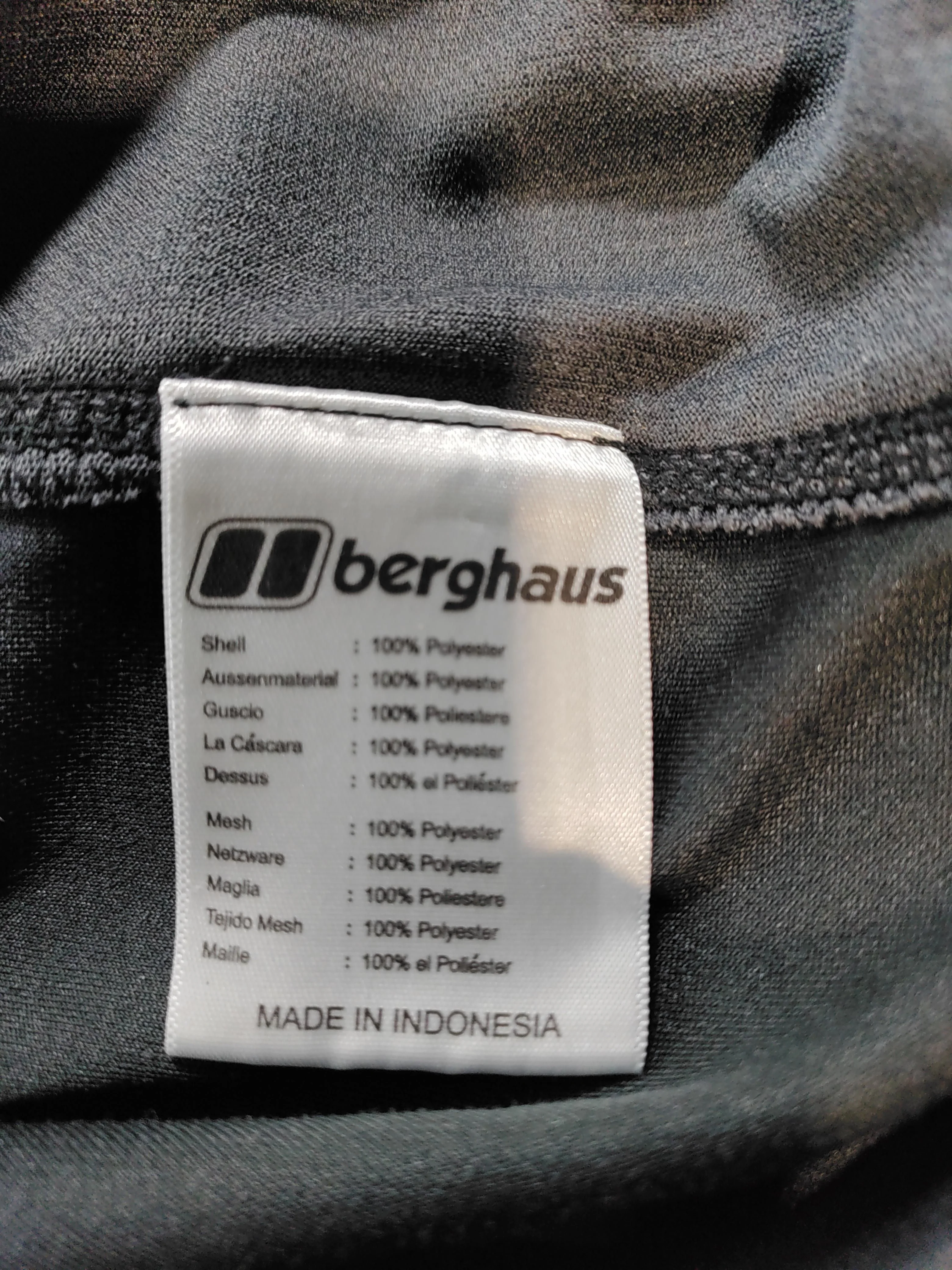 Berghaus Men's Hoodie L Black 100% Polyester Pullover - Image 7