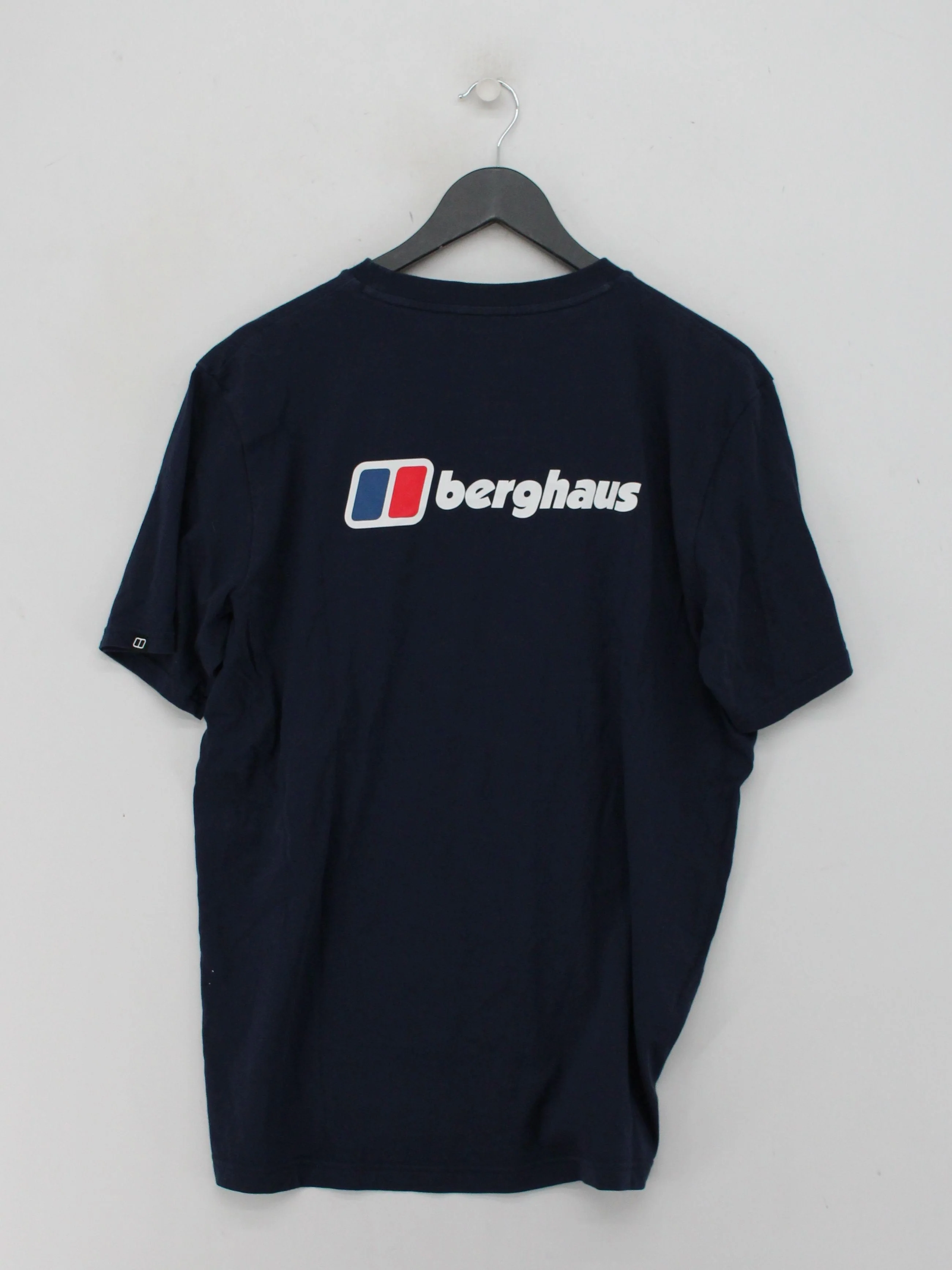 Berghaus Men's T-Shirt L Blue 100% Cotton Basic - Image 2