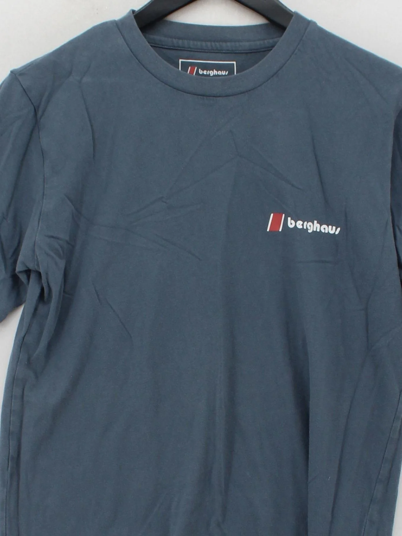 Berghaus Men's T-Shirt M Blue 100% Cotton Basic - Image 3