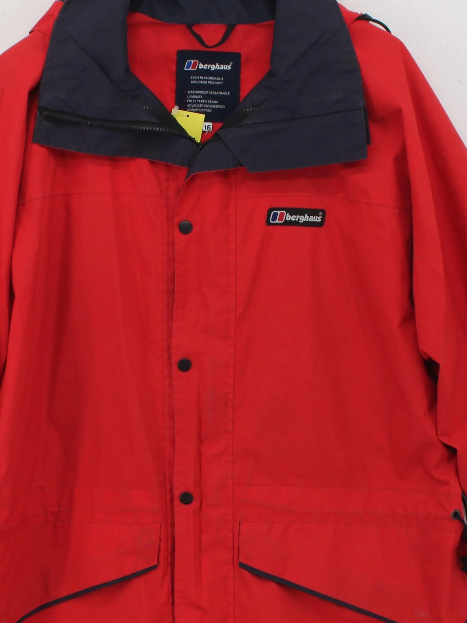 Berghaus Rain Coat jacket red - Image 3