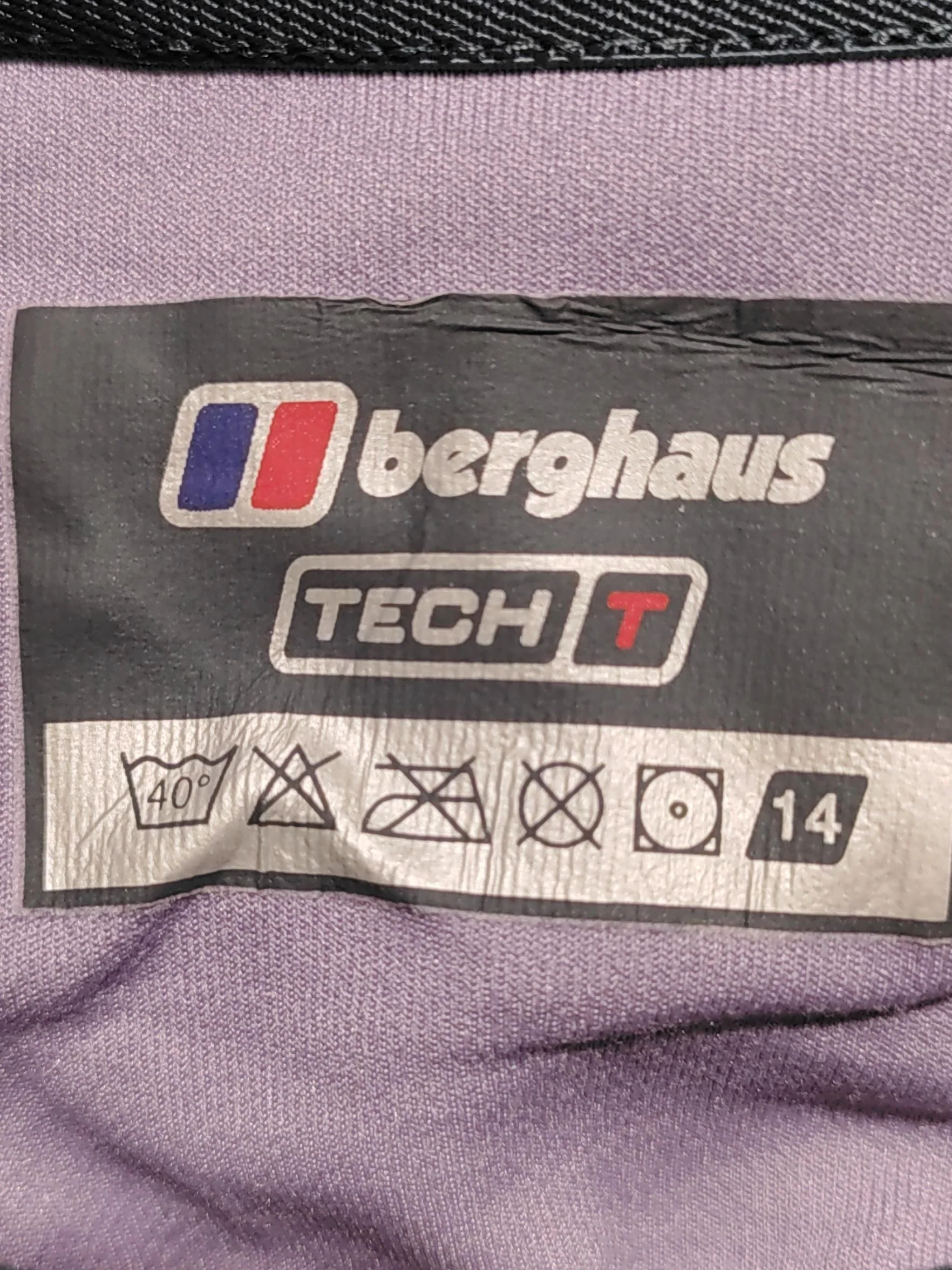 Berghaus Women's T-Shirt UK 14 Purple 100% Polyester Basic - Image 6
