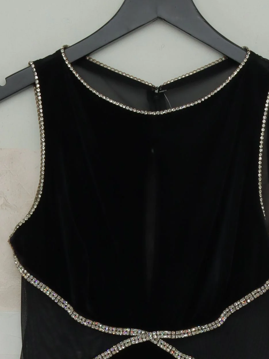 Bernshaw Bodycon Maxi Dress UK14 in Black - Image 3