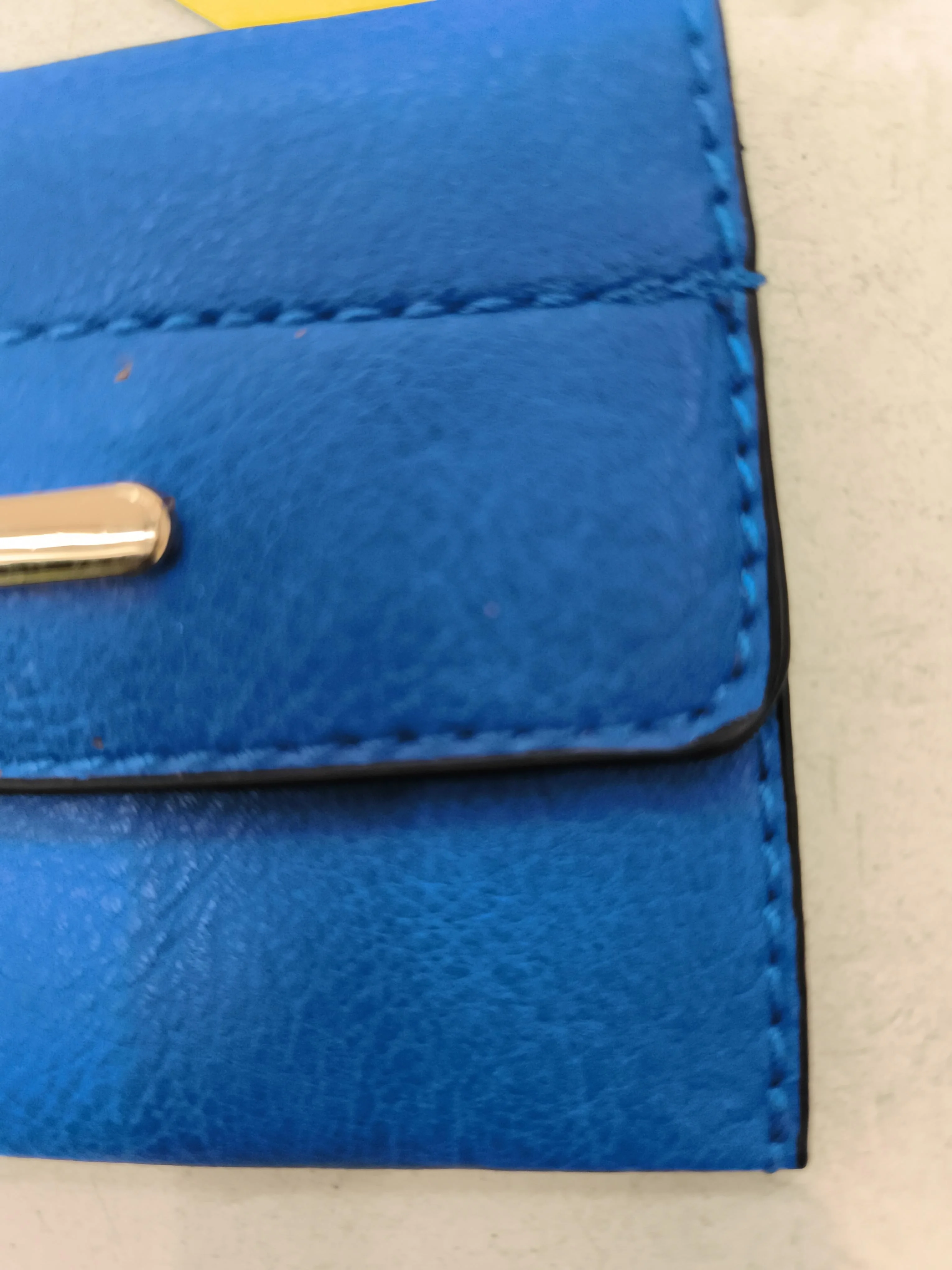 Bessie Women's Purse Blue 100% Leather - Image 3