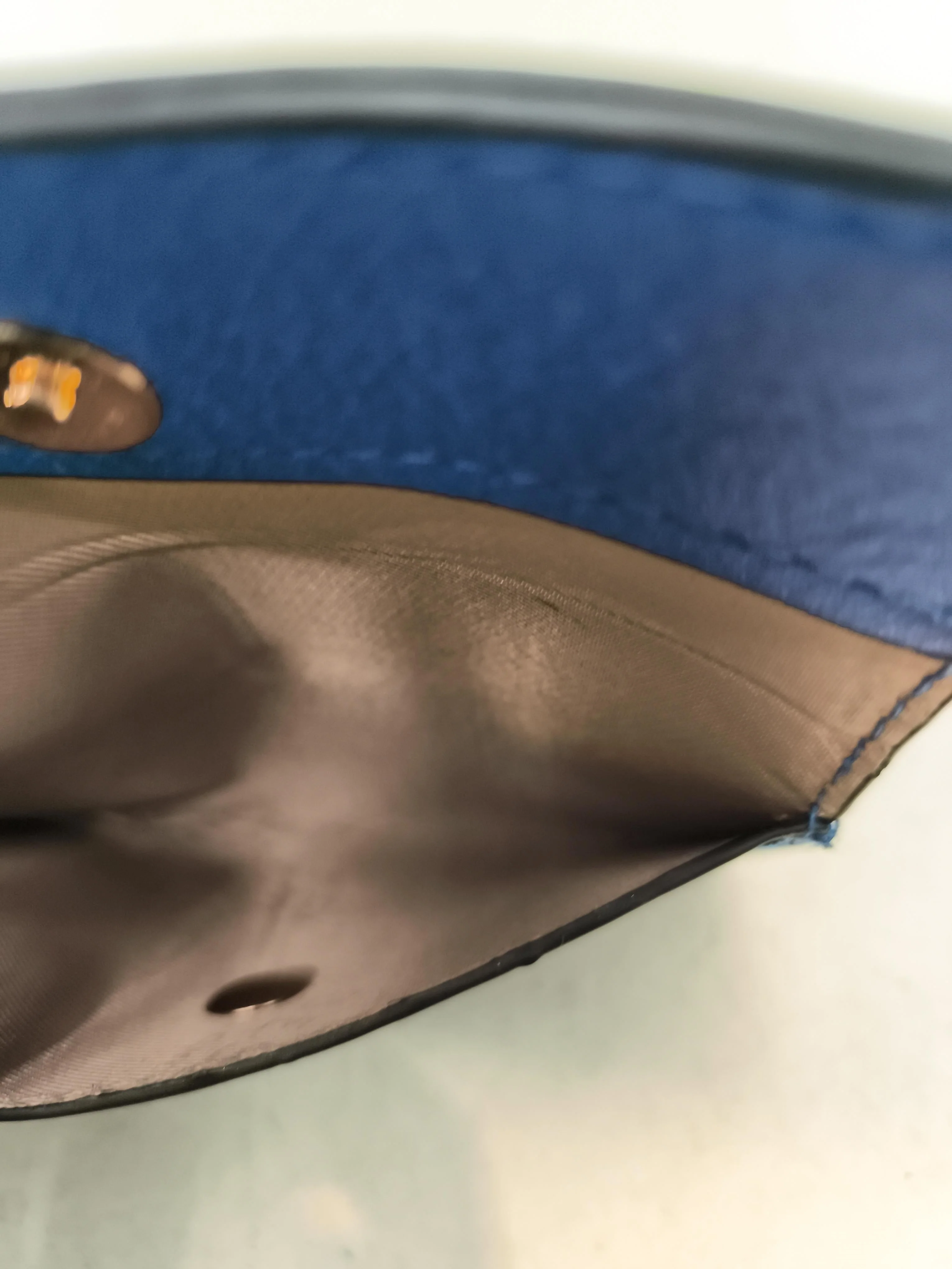 Bessie Women's Purse Blue 100% Leather - Image 4