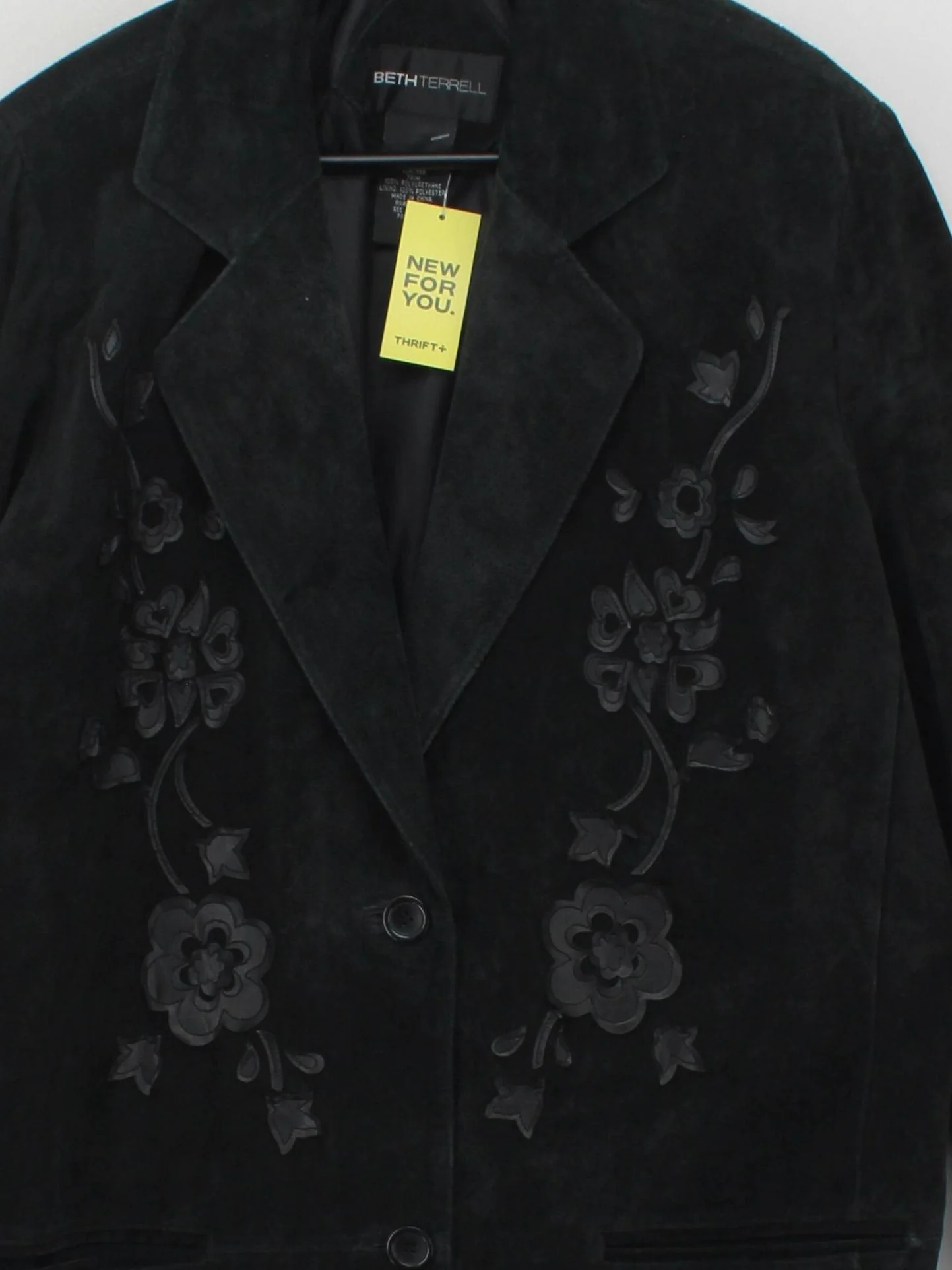 BETH TERRELL Motorcycle Jacket jacket black - Image 3