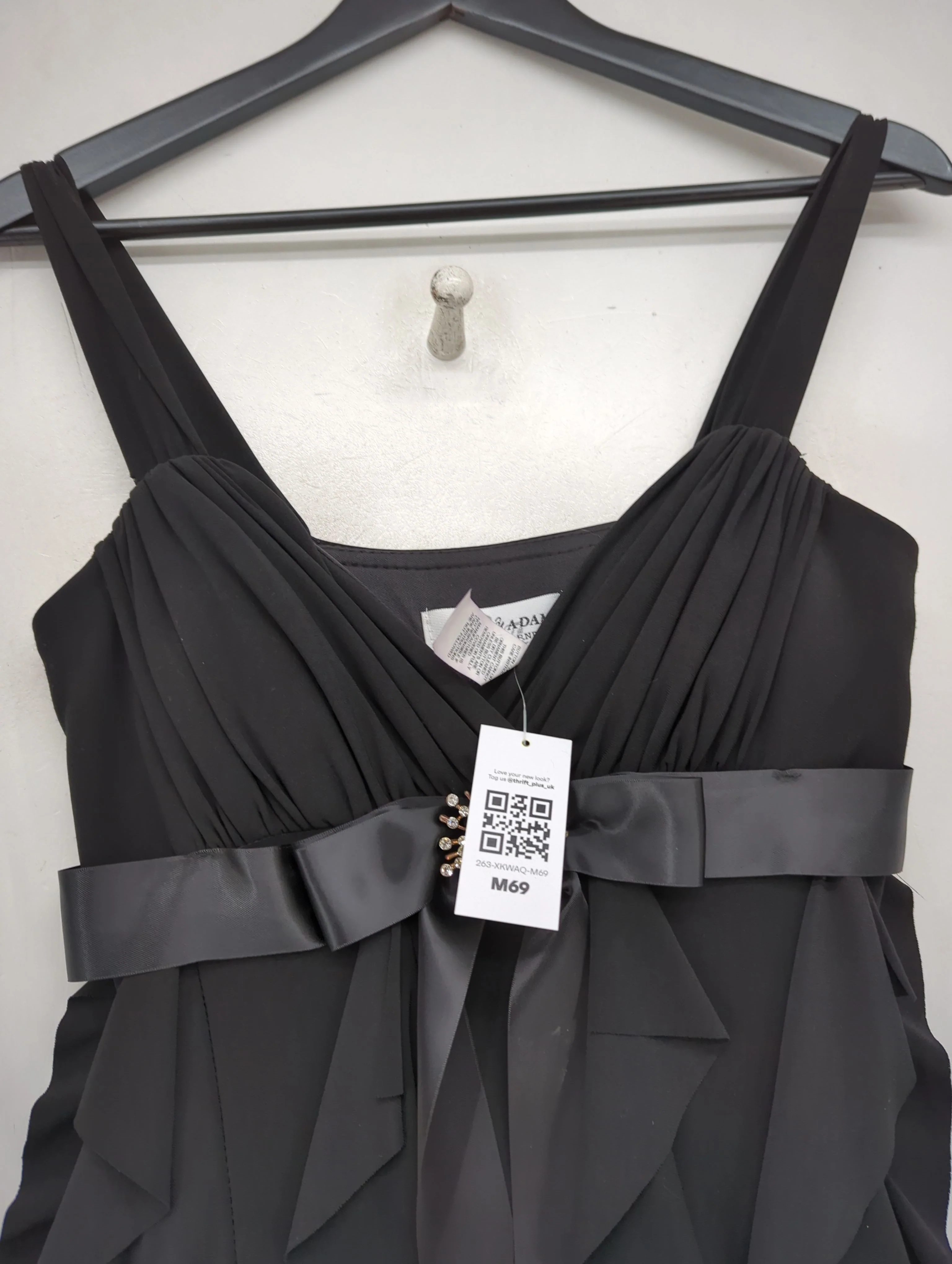 Betsy & Adam by Linda Bernell Maxi Dress in Black - Image 3