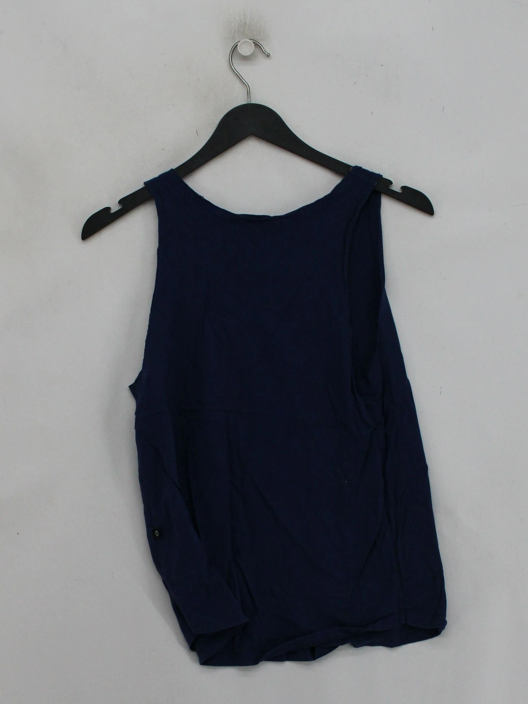 Bettina Liano Women's T-Shirt UK 6 Blue 100% Other Sleeveless Round Neck Basic - Image 2