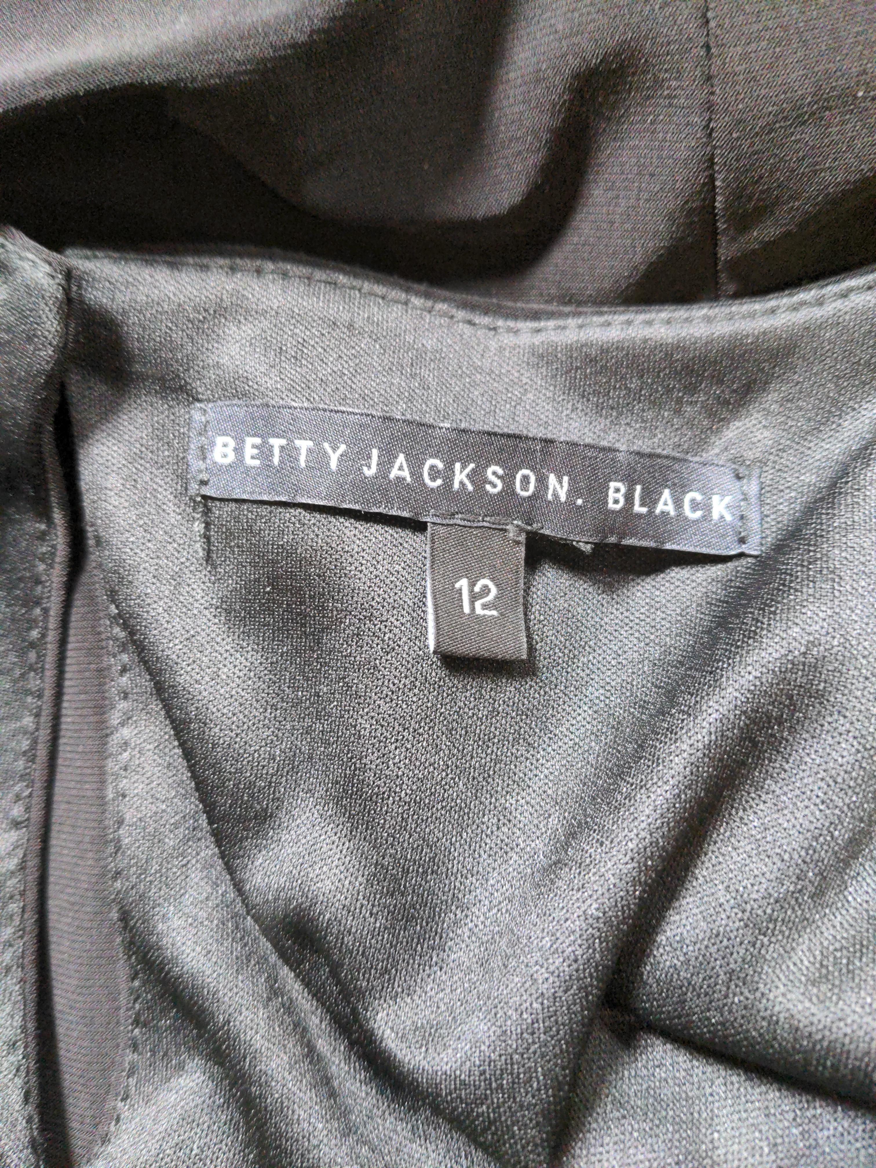 Betty Jackson Bodycon Midi Dress UK12 in Black - Image 5