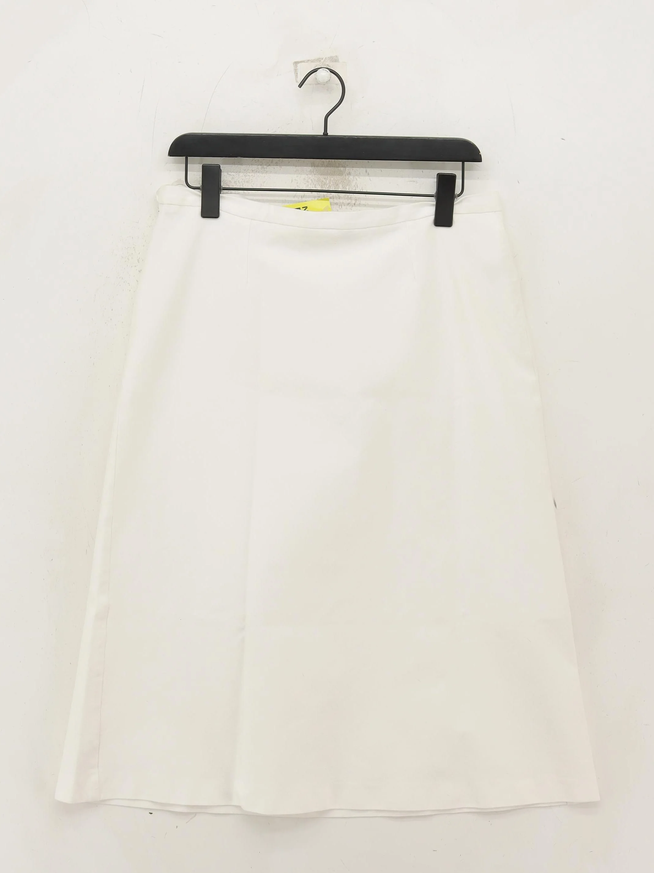 Betty Jackson Women's Midi Skirt L White 100% Other Midi Straight & Pencil - Image 2