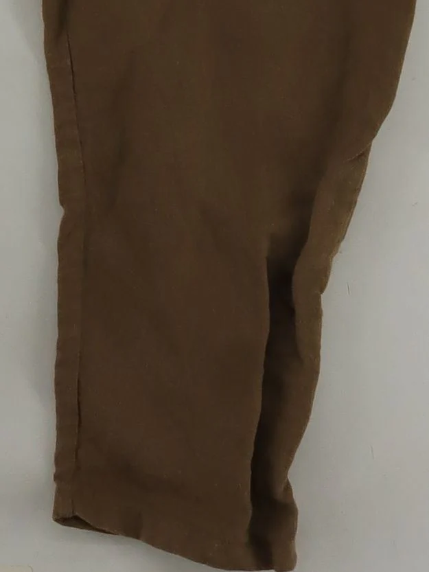 BEYOND NINE Women's Jumpsuit S Brown 100% Linen Tapered Jumpsuit - Image 4