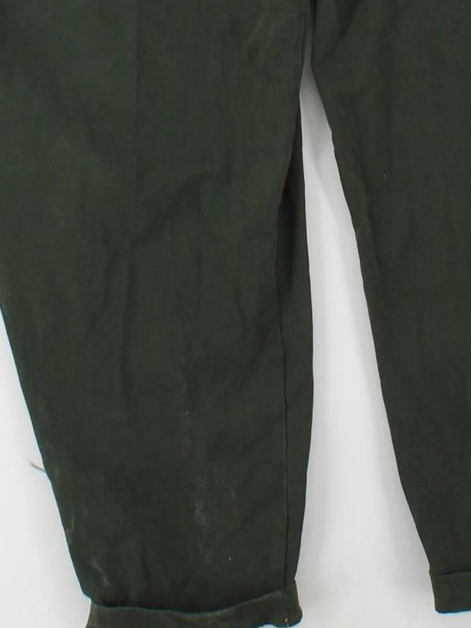 BEYOND NINE Women's Jumpsuit XXS Green Cotton with Elastane Tapered Jumpsuit - Image 4