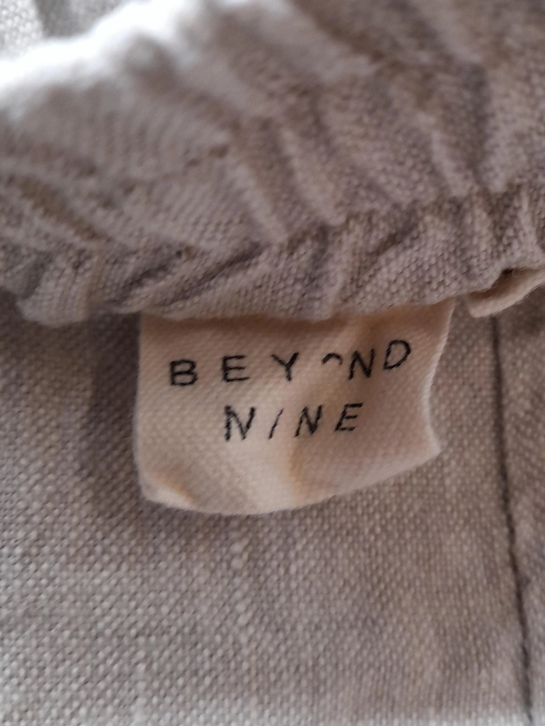 BEYOND NINE Women's Trousers XS Cream 100% Linen Wide-Leg Cropped - Image 5