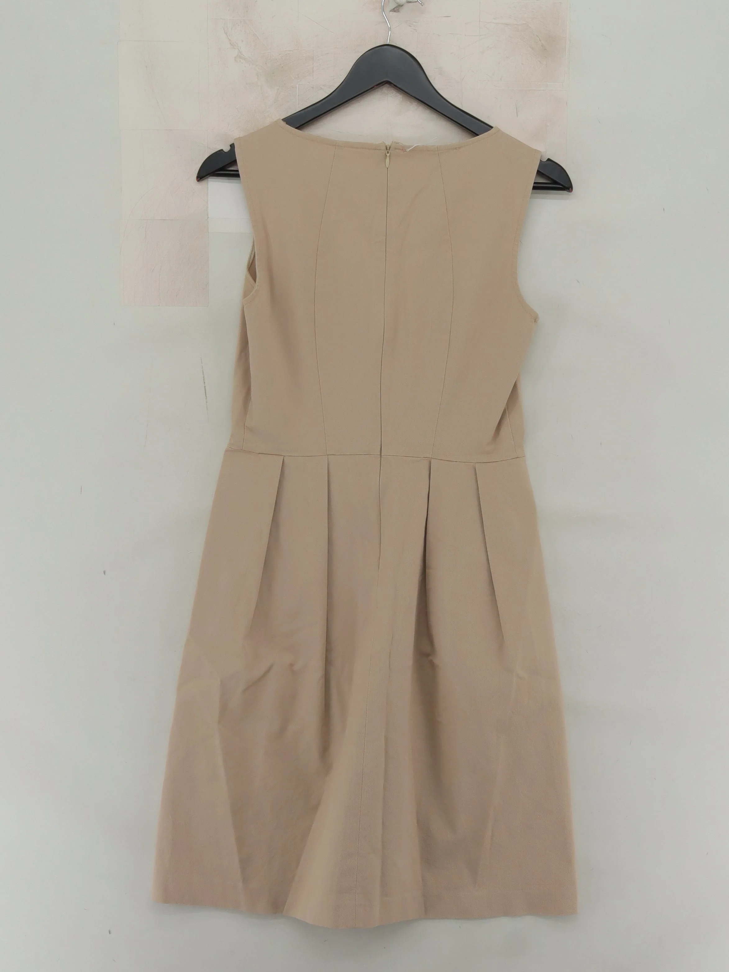 Biancoghiaccio Skater Mini Dress in Cream - Image 2