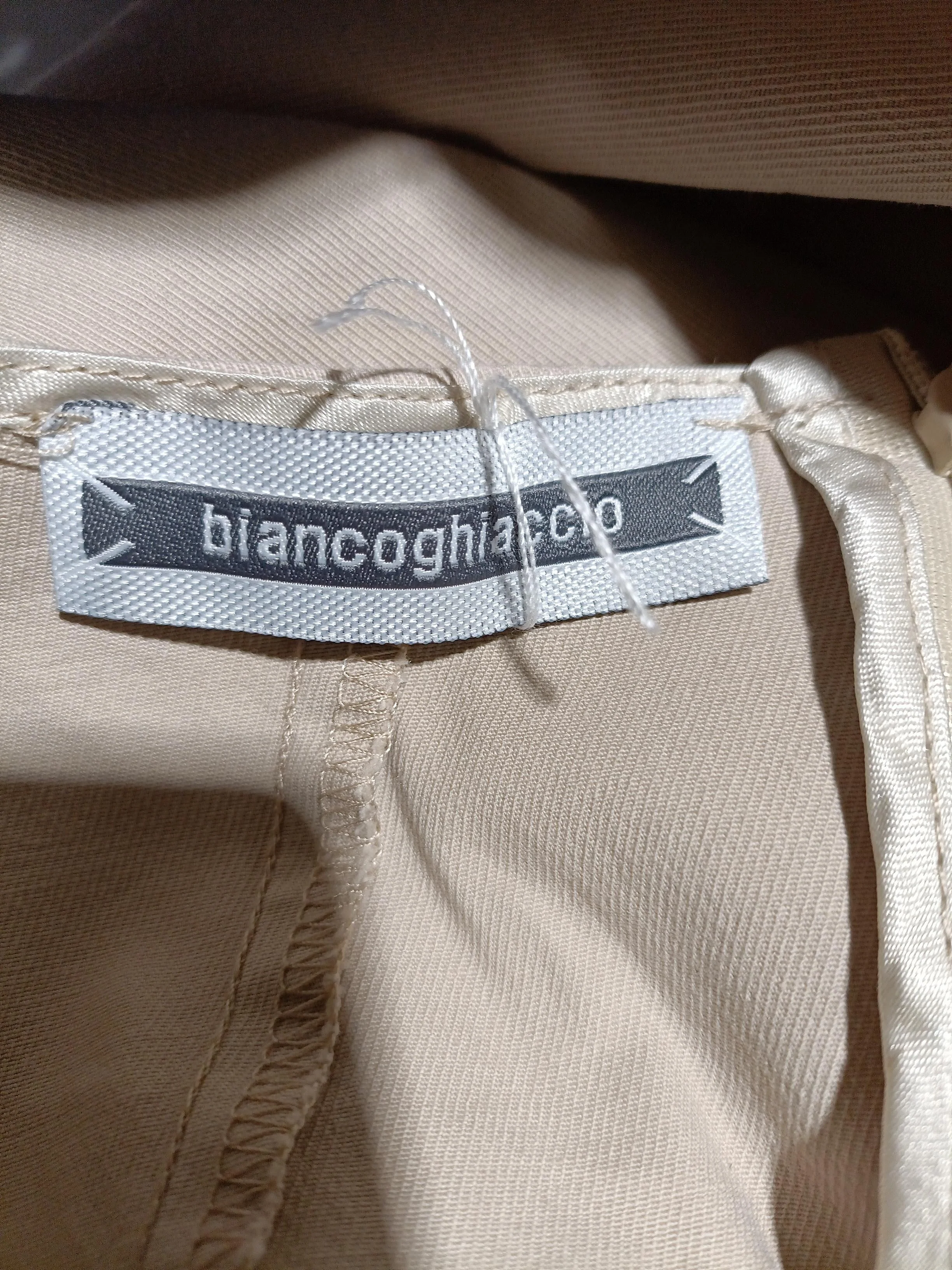 Biancoghiaccio Skater Mini Dress in Cream - Image 5