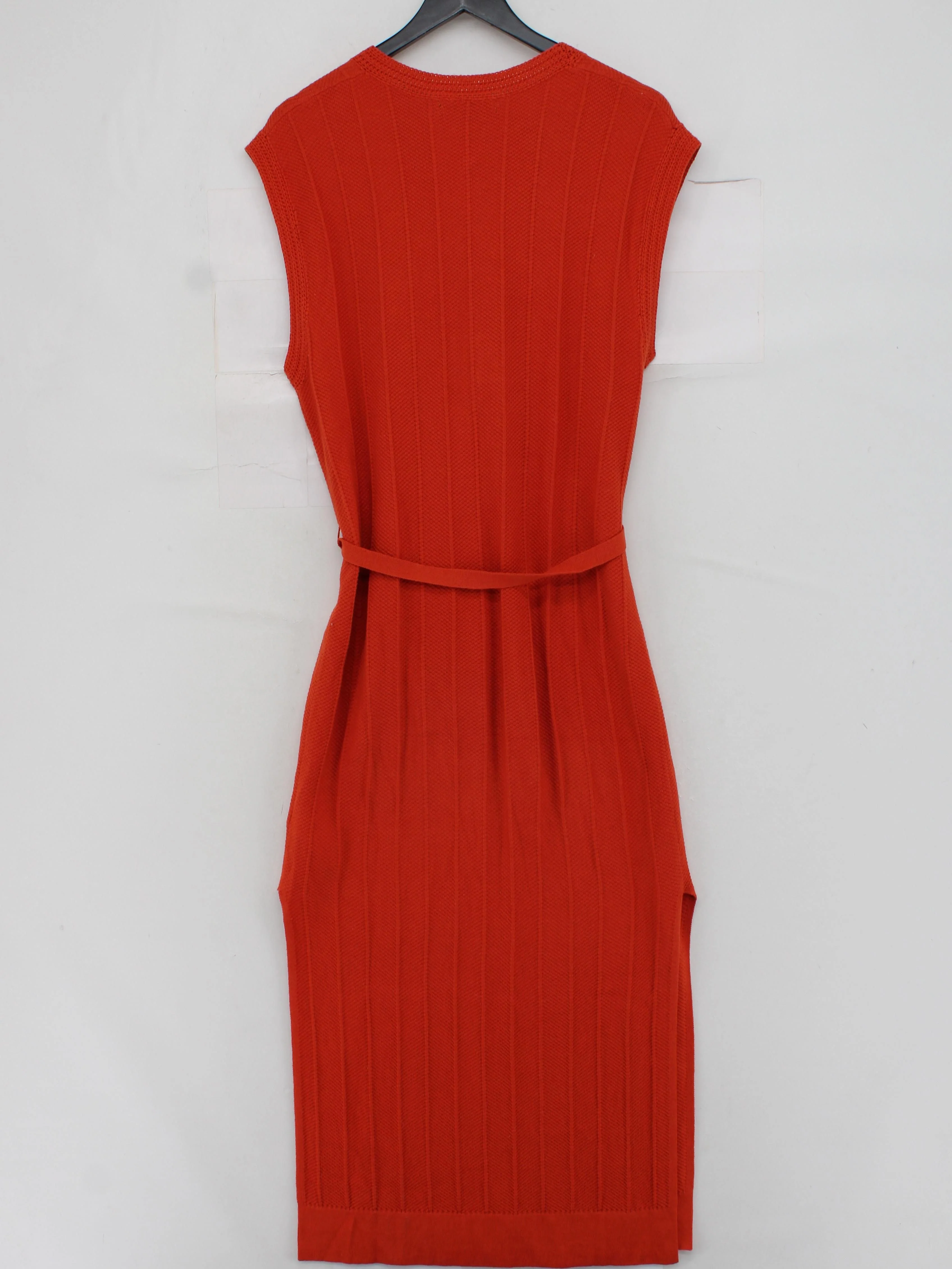 BIBA Bodycon Midi Dress UK10 in Orange - Image 2