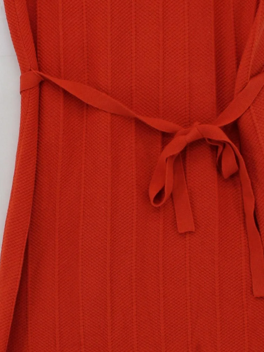 BIBA Bodycon Midi Dress UK10 in Orange - Image 3