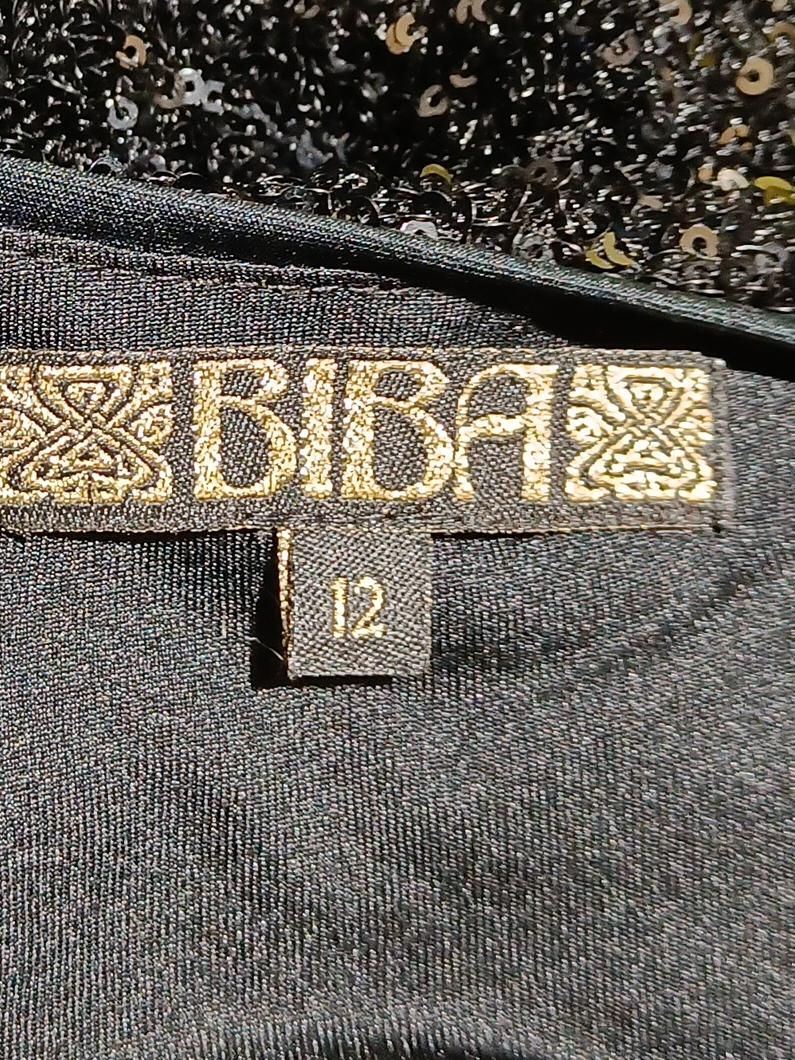 BIBA Bodycon Mini Dress UK12 in Black - Image 5