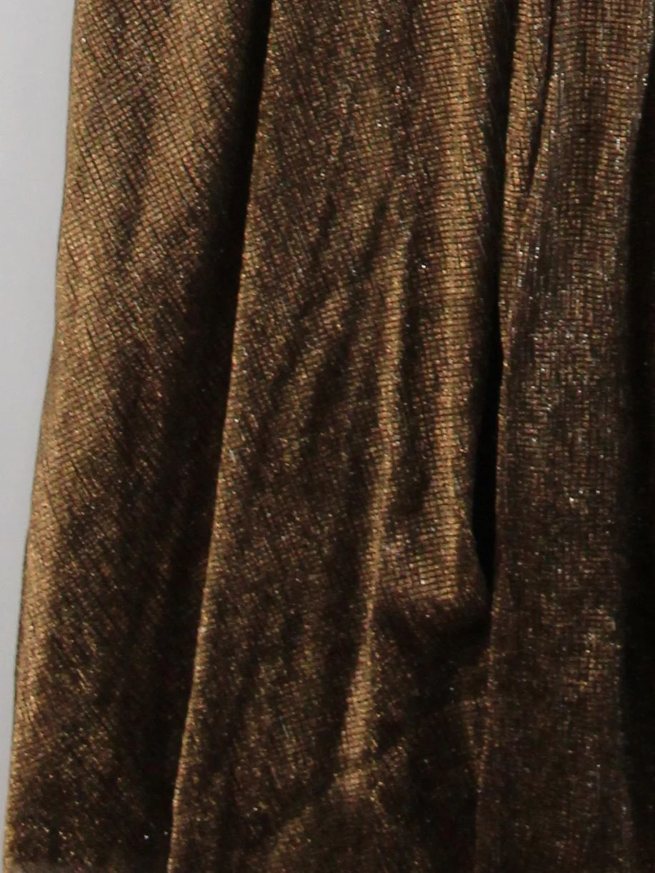 BIBA Maxi Dress UK16 in Gold - Image 4
