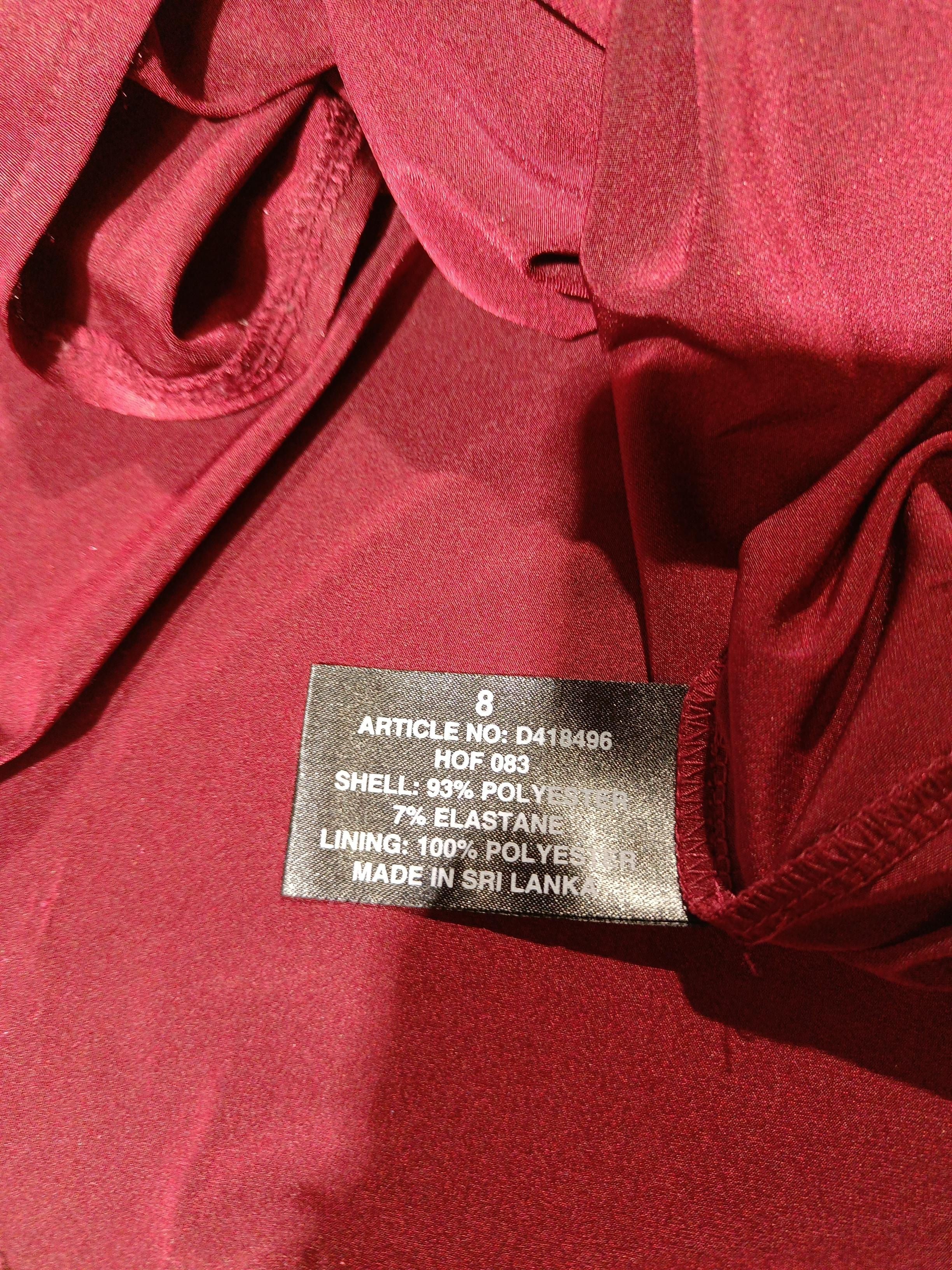 BIBA Maxi Dress UK8 in Red - Image 7