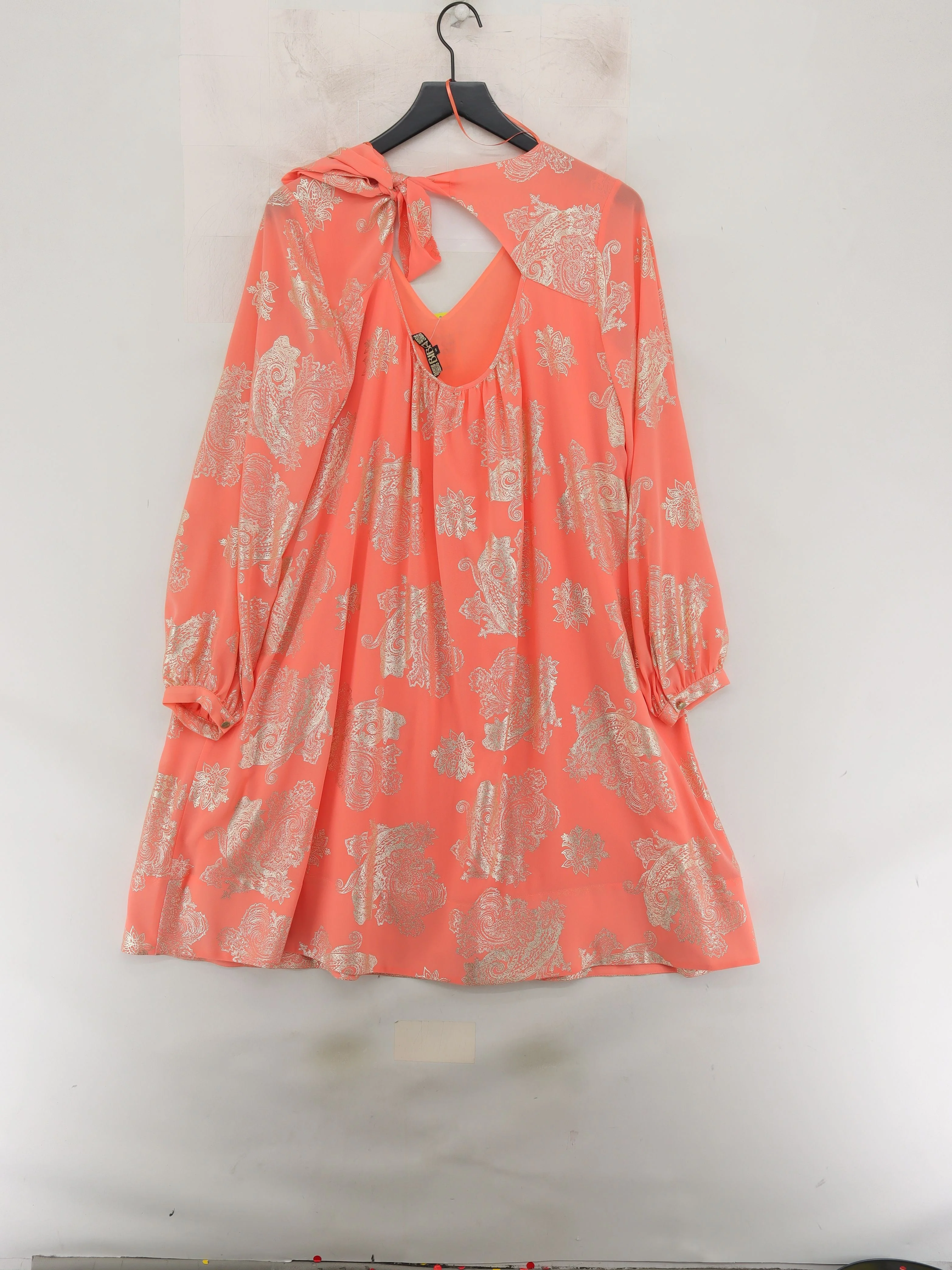 BIBA Mini Dress UK16 in Orange - Image 2