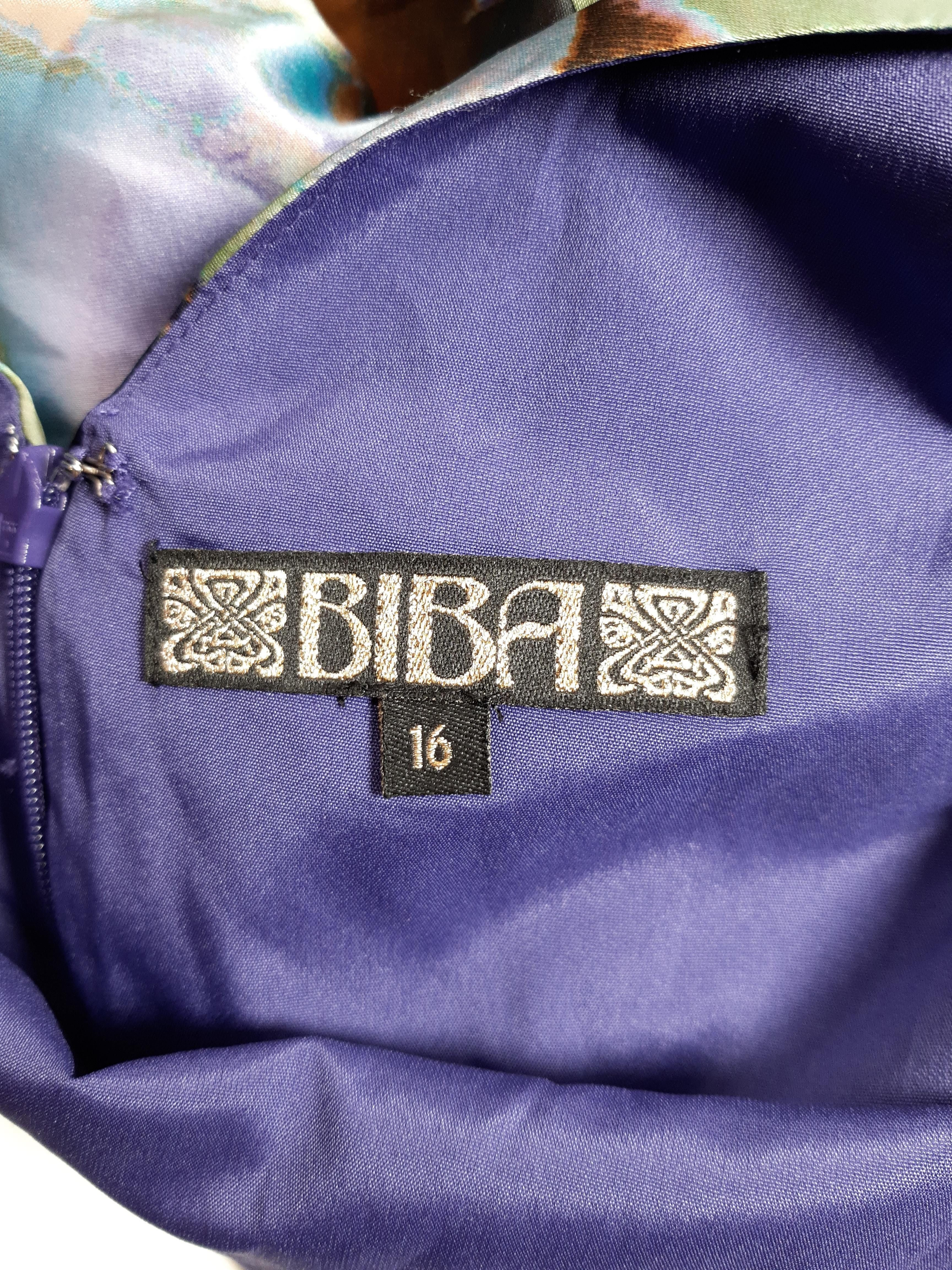 BIBA T-Shirt Mini Dress UK16 in Multi - Image 5