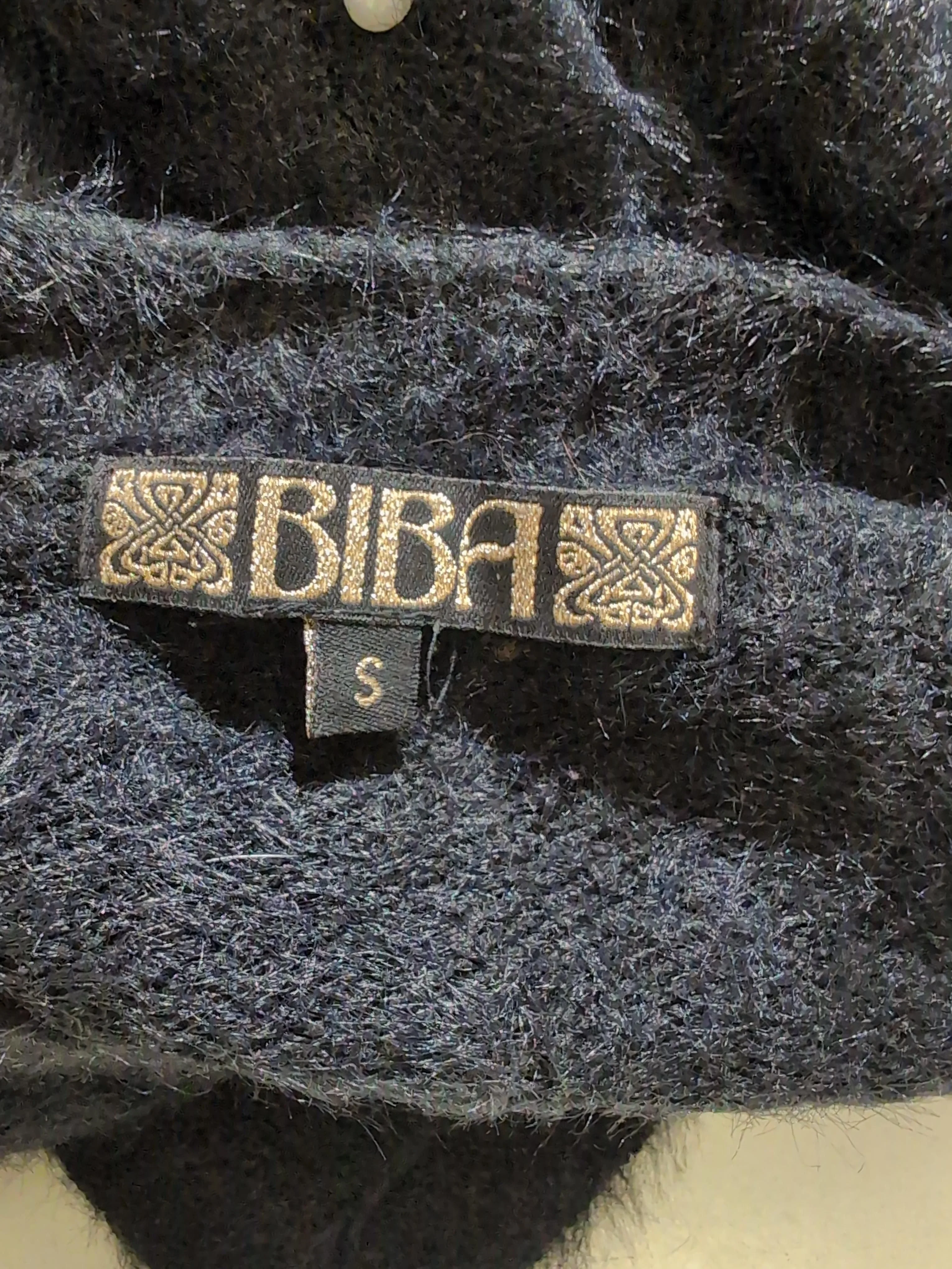 BIBA Women's Jumper S Black Nylon with Acrylic Crew Neck Pullover - Image 5