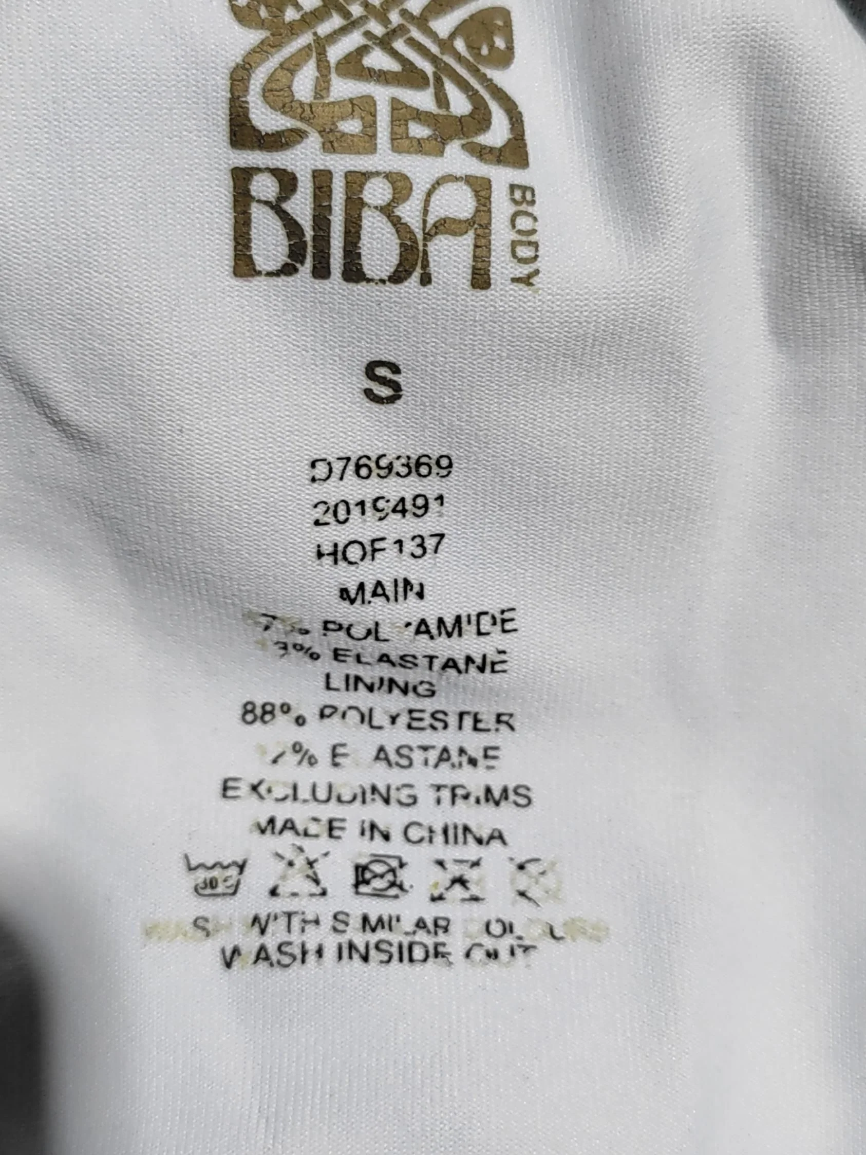 BIBA Women's T-Shirt S Multi Polyamide with Elastane, Polyester Basic - Image 6