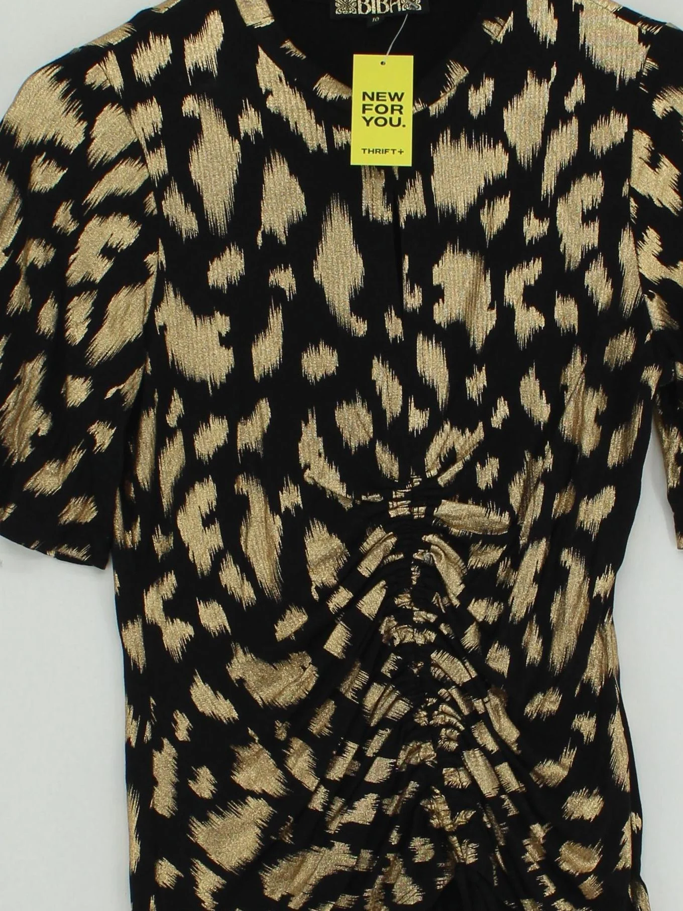BIBA Women's Top UK 10 Black Viscose with Elastane Basic - Image 3