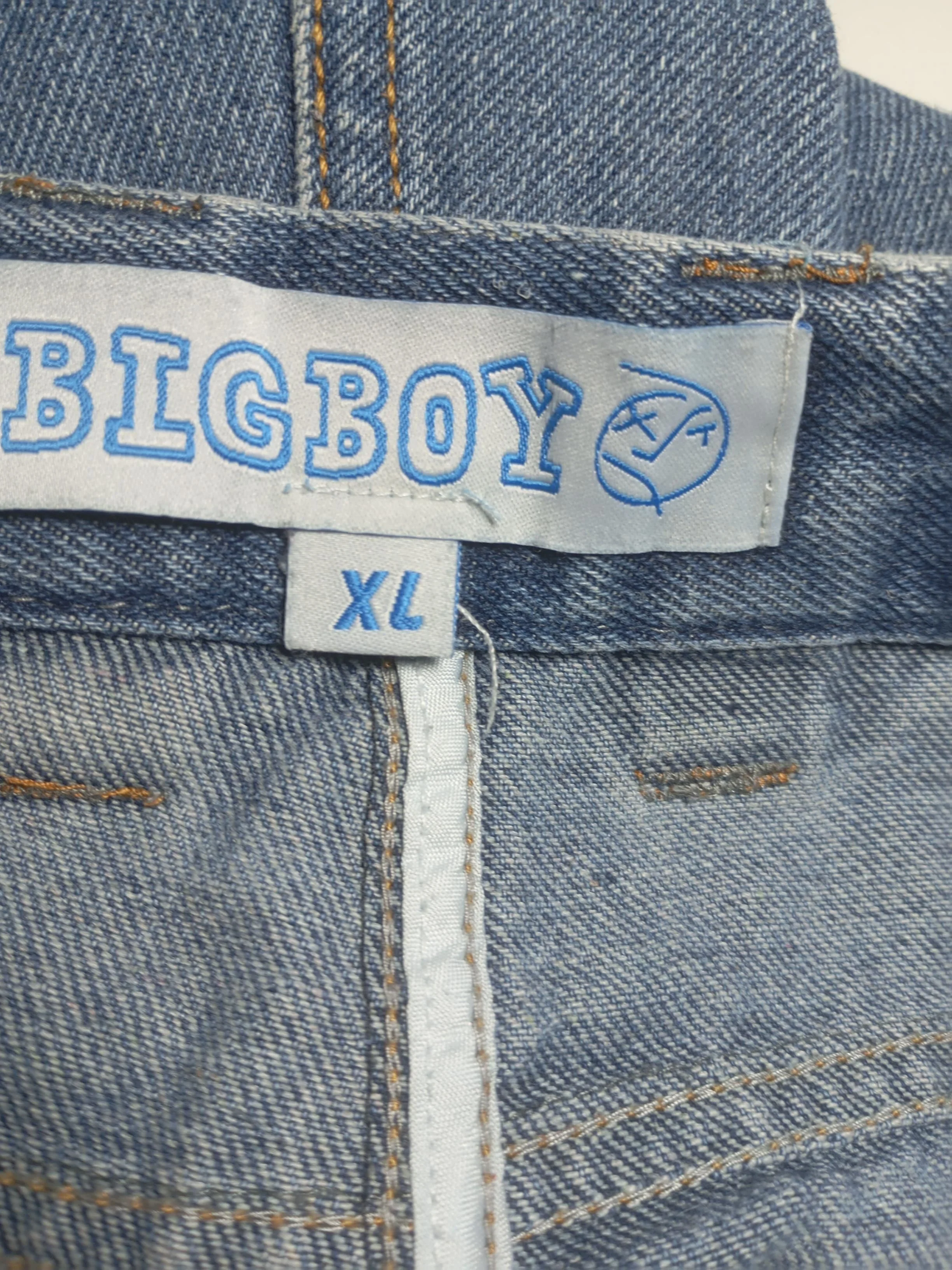BIGBOY Men's Jeans XL Blue Cotton with Polyester Wide-Leg - Image 5