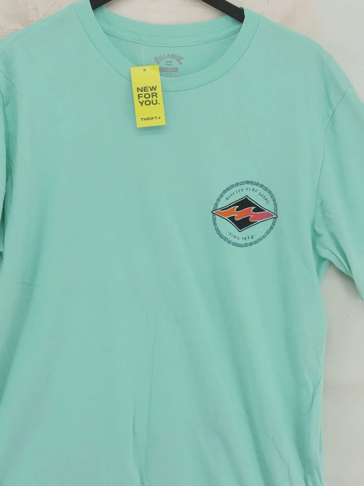 Billabong Men's T-Shirt L Green Graphic 100% Cotton Basic - Image 3