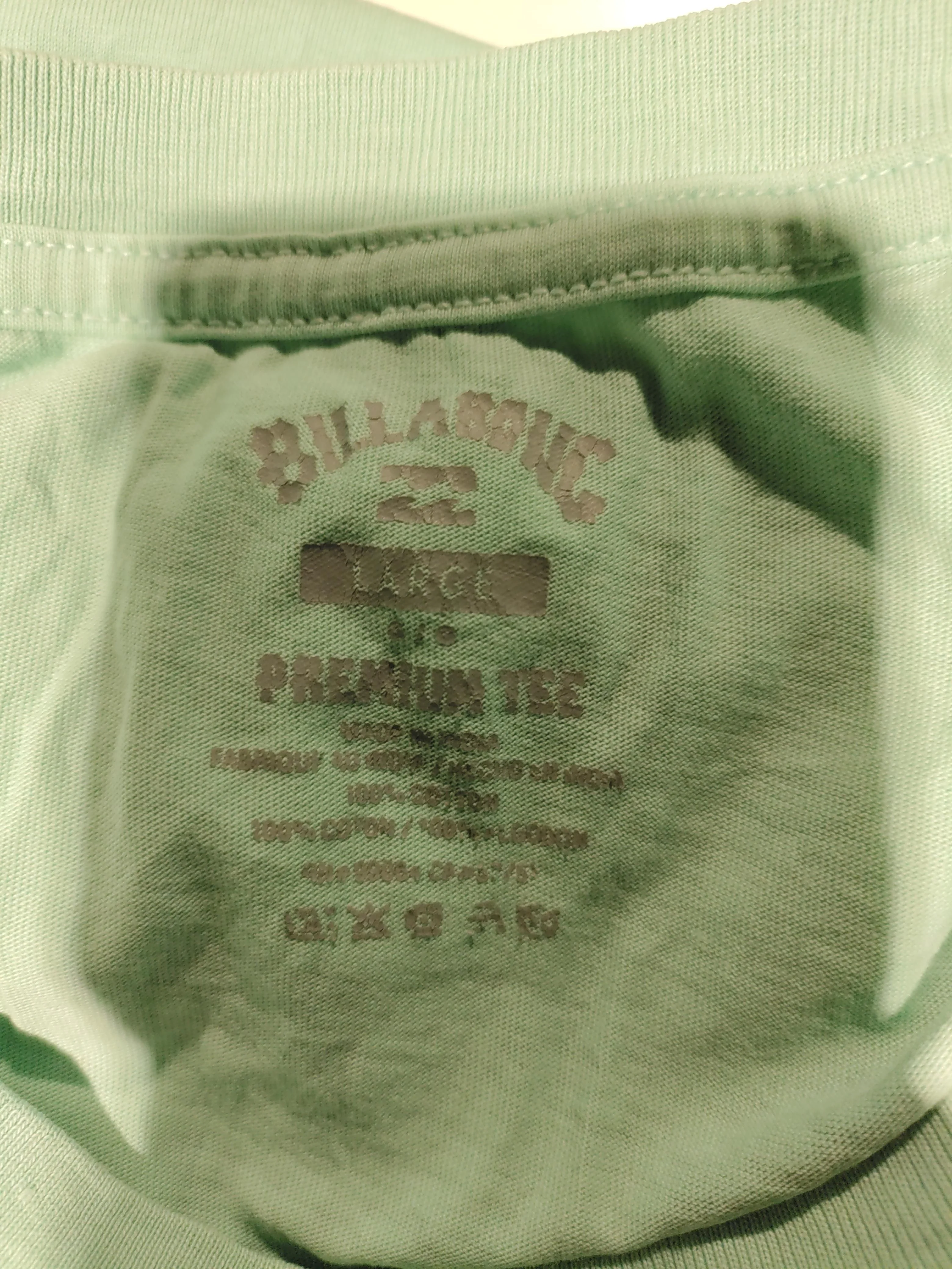 Billabong Men's T-Shirt L Green Graphic 100% Cotton Basic - Image 6