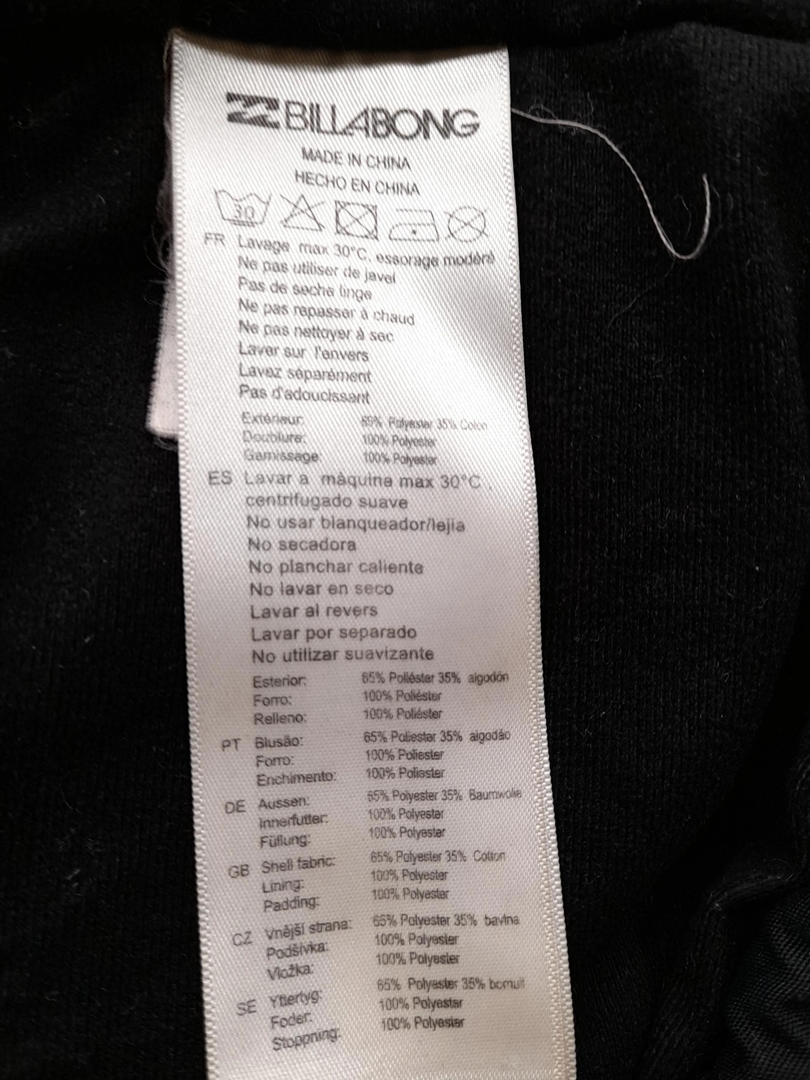 Billabong Windbreaker jacket black - Image 6