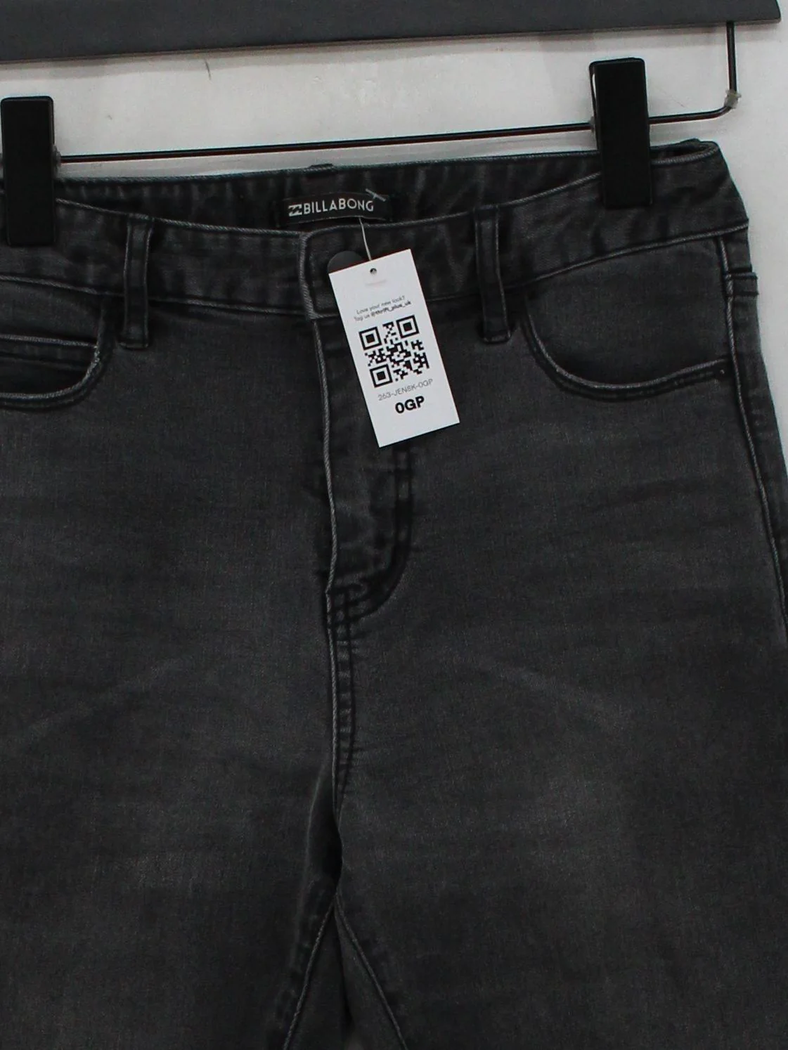 Billabong Women's Jeans W 26 in Black Cotton - Image 3