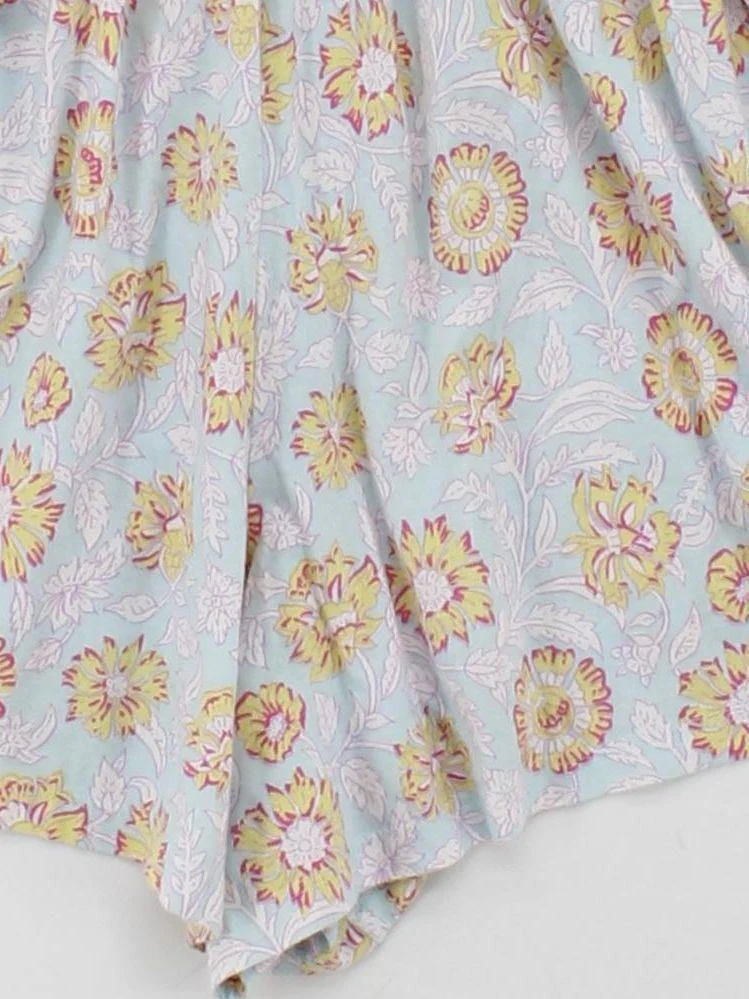 Billabong Women's Shorts L Multi Floral Cotton with Lyocell Modal Cut-Off - Image 4
