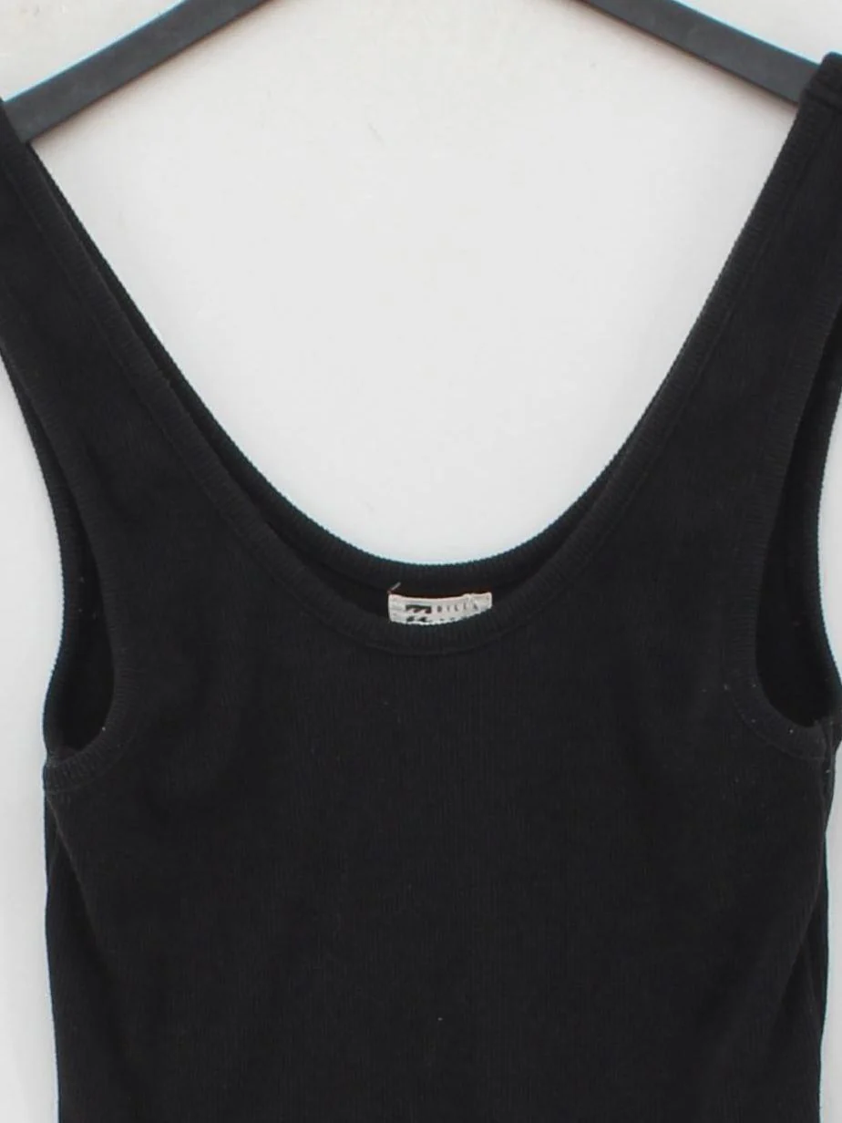 Billabong Women's T-Shirt UK 10 Black Polyester with Viscose, Elastane Basic - Image 3
