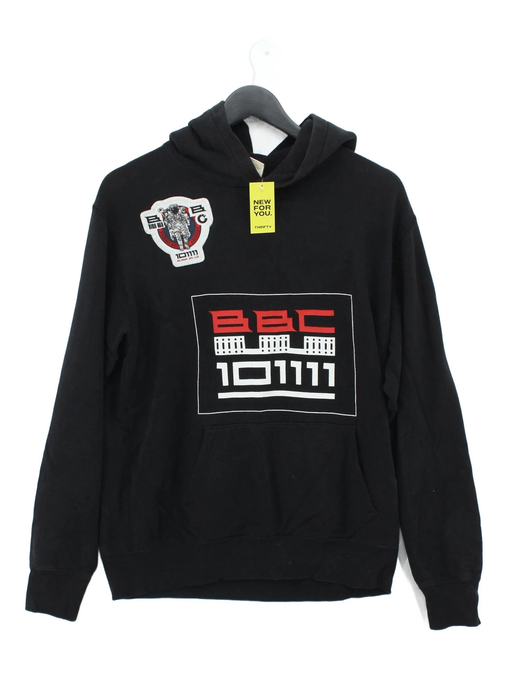 Billionaire Boys Club Men's Hoodie M Black Graphic 100% Cotton Pullover